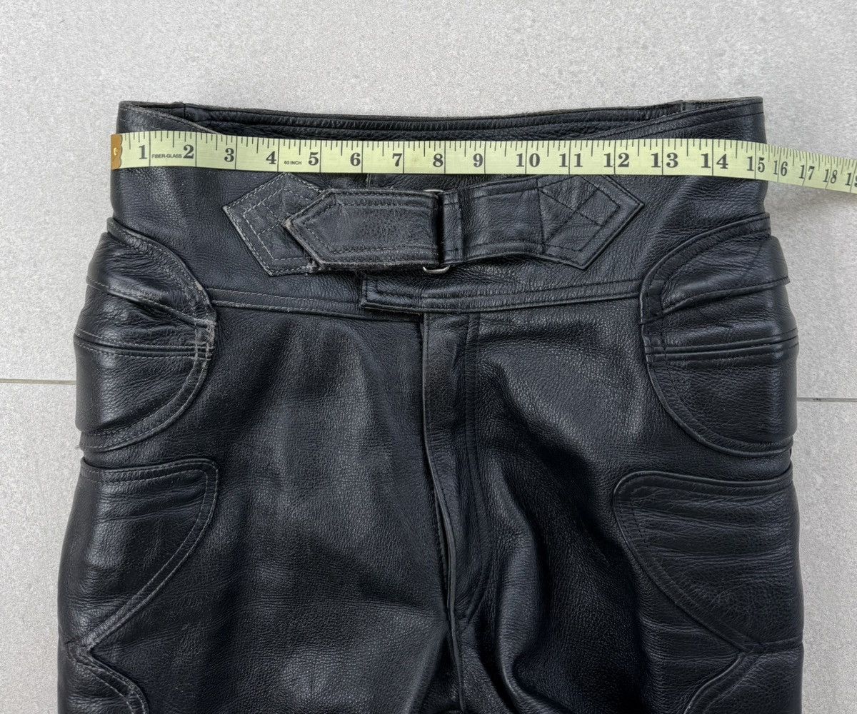 Vintage B’s Leather Motorcycle Pants Padded Biker Archive Leather Size US 30 / EU 46 - 9 Thumbnail