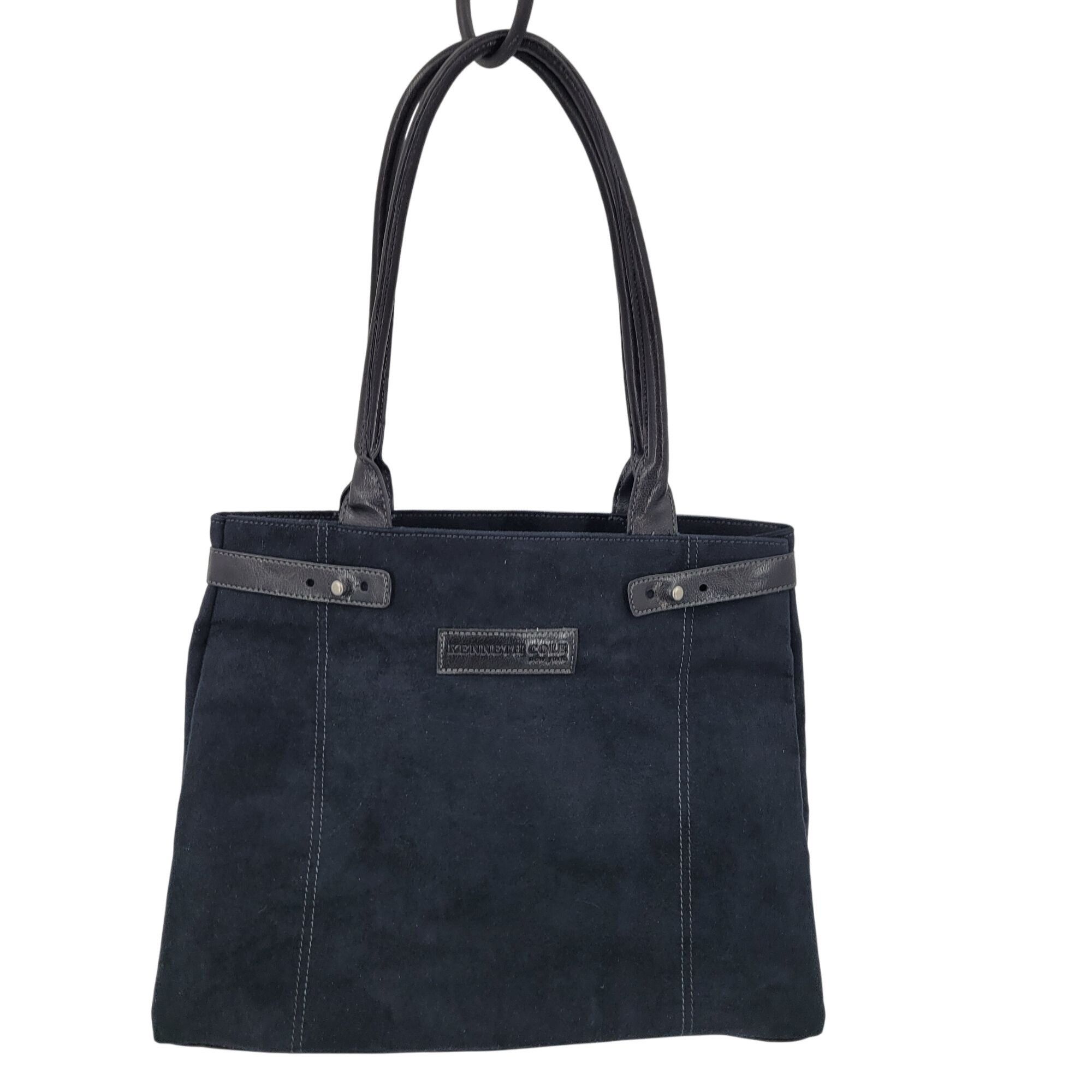 Kenneth Cole Kenneth Cole Black Suede Top Handle Tote & Mini Bag Wallet C Size ONE SIZE - 9 Thumbnail