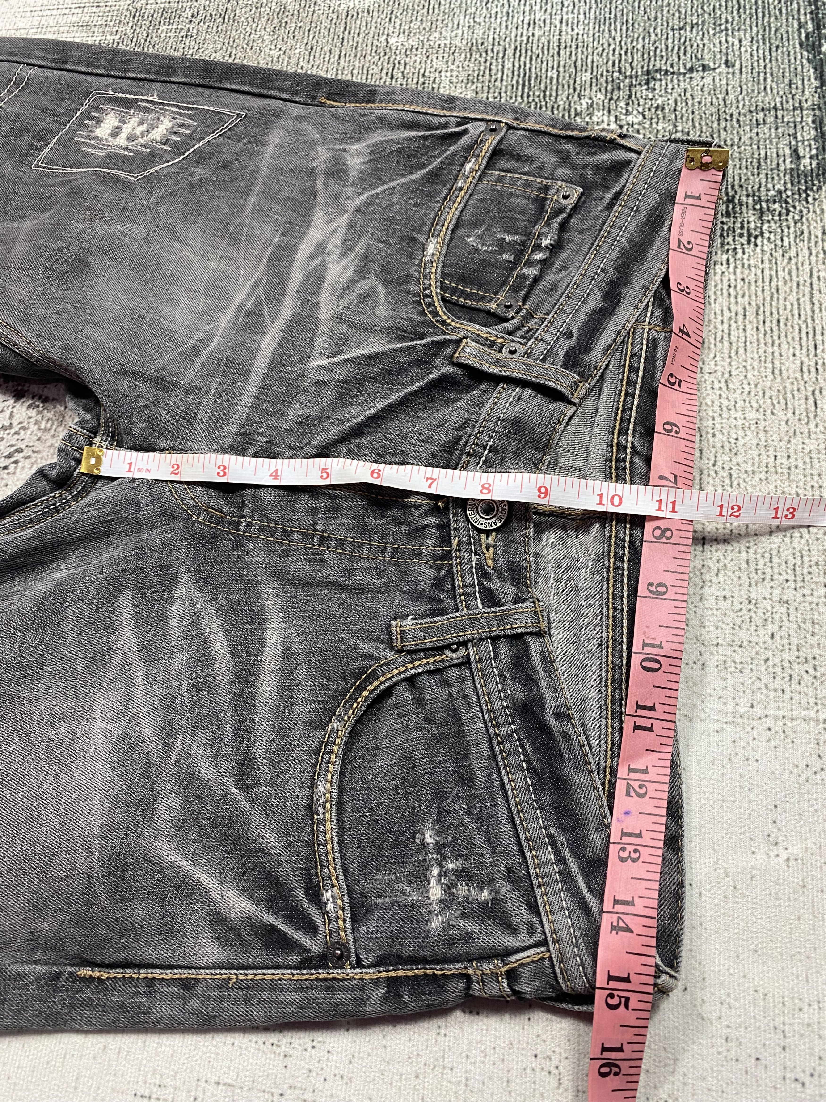 Japanese Brand SICKS💥Japanese Different Rupert Faded Low Rise Distressed Size US 30 / EU 46 - 10 Thumbnail