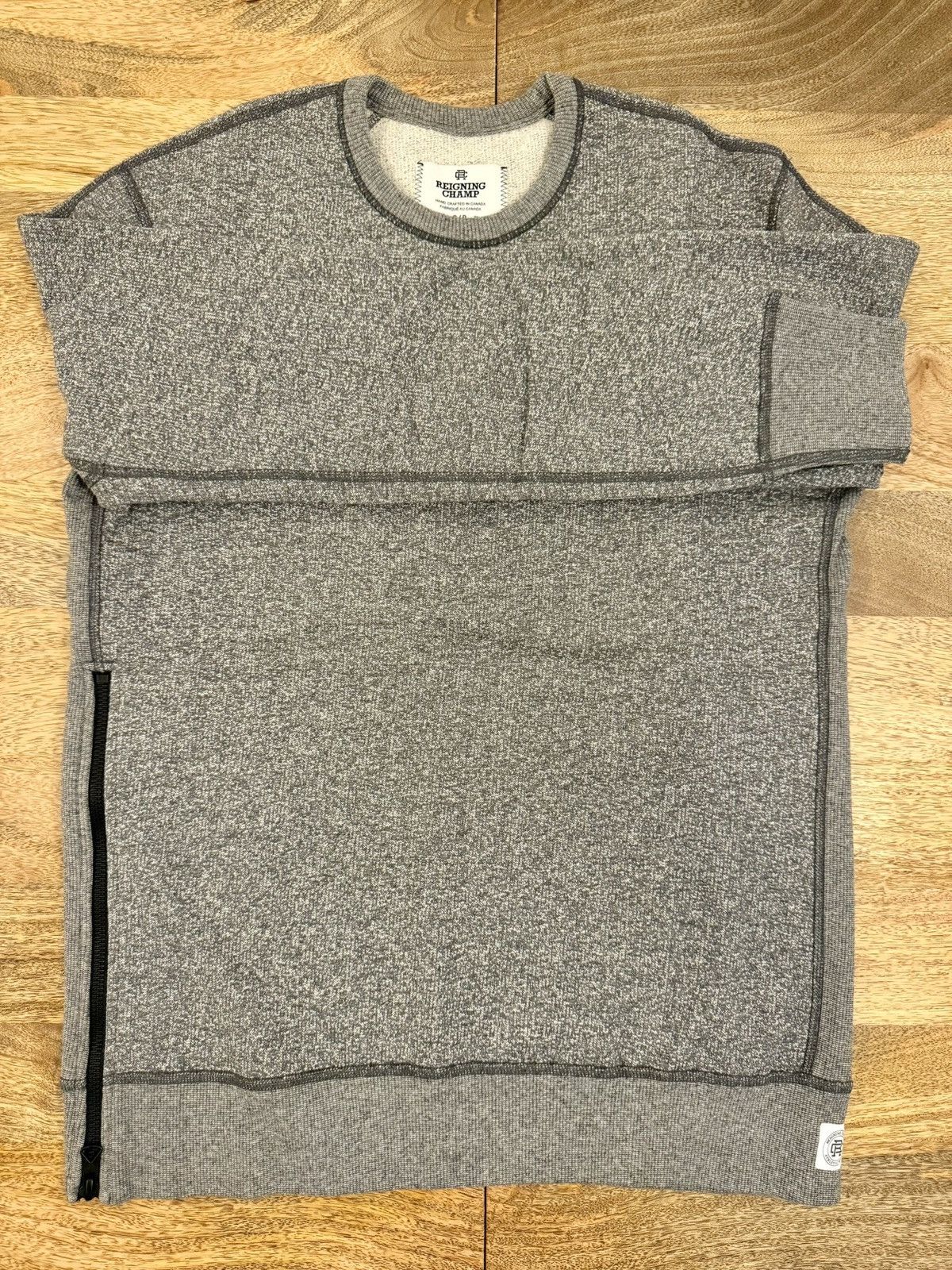Reigning Champ Reining Champ Side Zip Sweatshirt Size US S / EU 44-46 / 1 - 5 Thumbnail