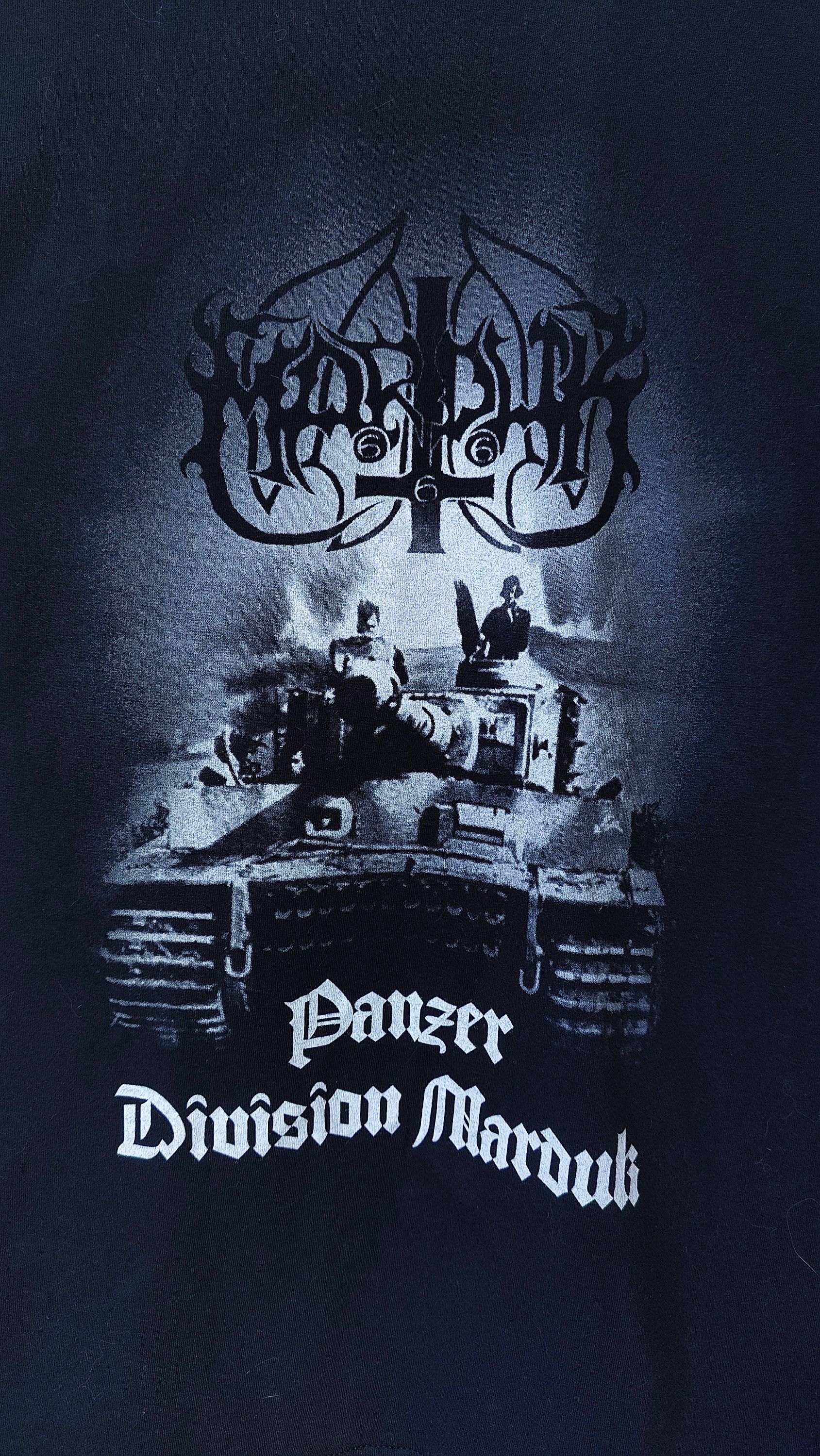 Band Tees RARE 00s Marduk Panzer Division Vintage Tshirt Size US L / EU 52-54 / 3 - 3 Thumbnail