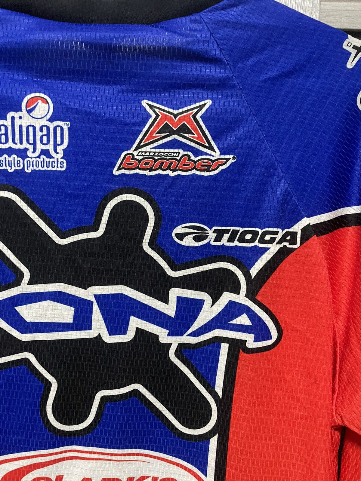 Vintage Vintage 90s KoNa Bio Racer Cycling Jersey Tioga Clark Fox Size US L / EU 52-54 / 3 - 12 Thumbnail