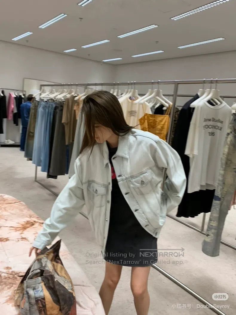 Acne Studios Acne Studios White denim jacket Size US XS / EU 42 / 0 - 4 Thumbnail