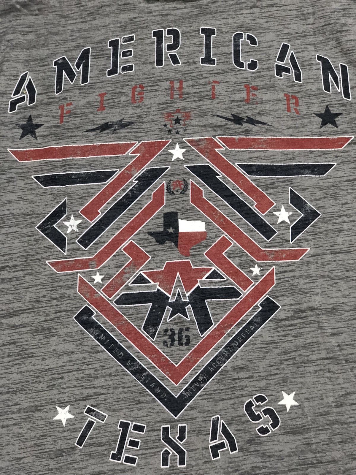 Affliction × Vintage Y2K MMA American Fighter Texas Performance Tee Size US L / EU 52-54 / 3 - 9 Thumbnail