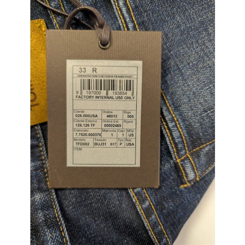 Tom Ford o1rshd1 Straight-Fit Denim Jeans in Navy Size US 33 - 22 Thumbnail