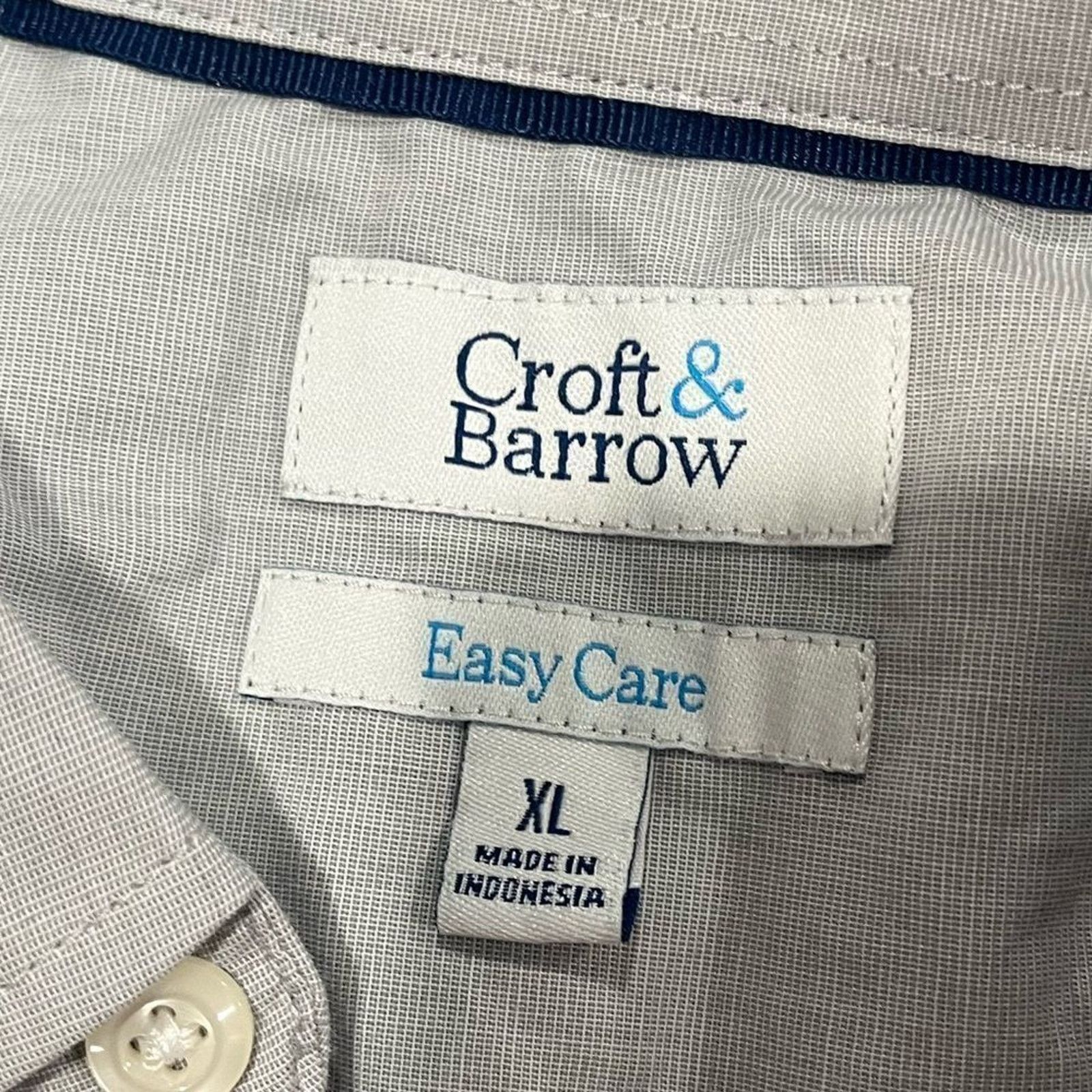 Croft & Barrow NWT Croft & Barrow Easy Care Cliff Dress Shirt Size XL Size US XL / EU 56 / 4 - 2 Thumbnail