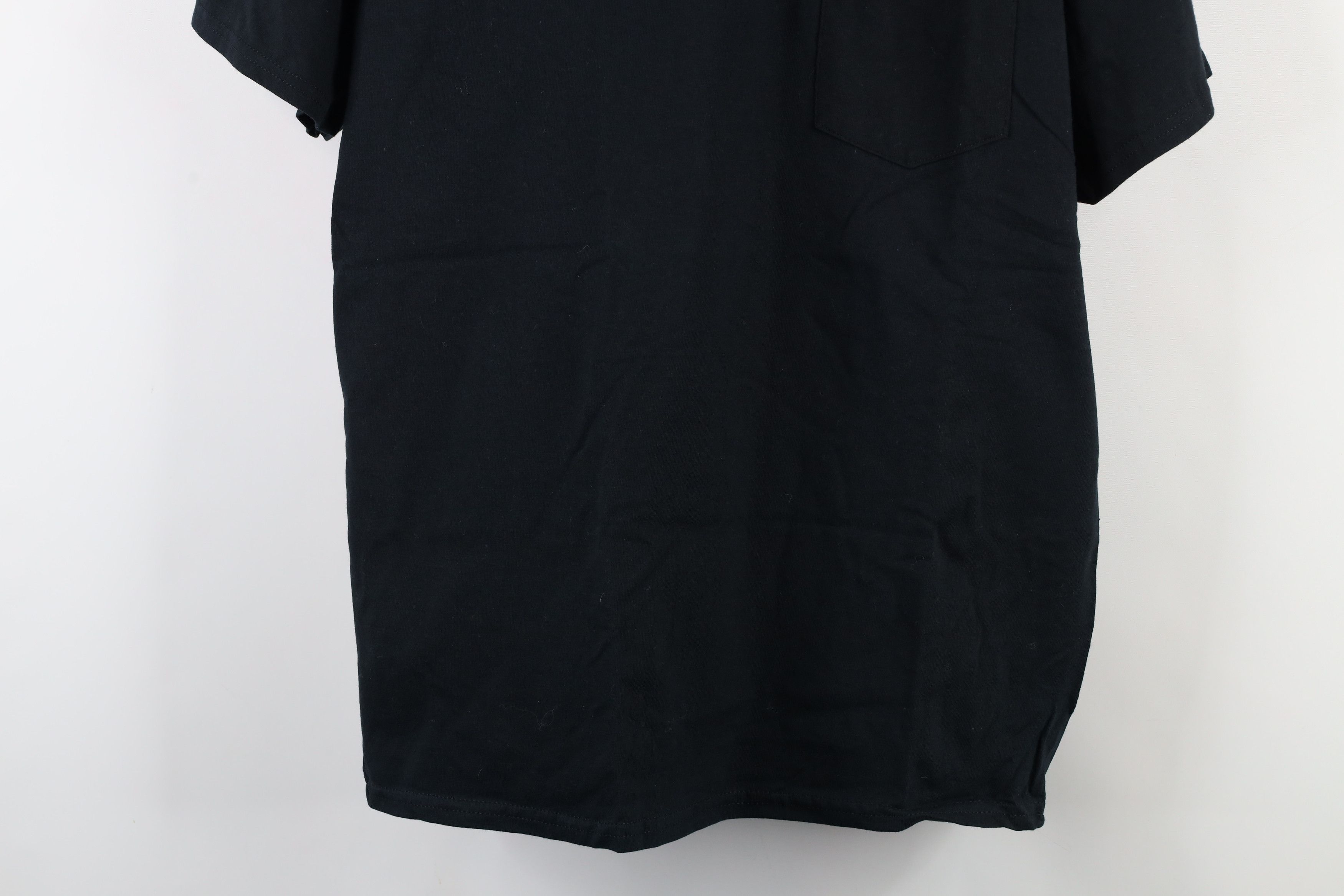 Vintage Vintage 90s Streetwear Heavyweight Pocket T-Shirt Black Size US M / EU 48-50 / 2 - 3 Thumbnail