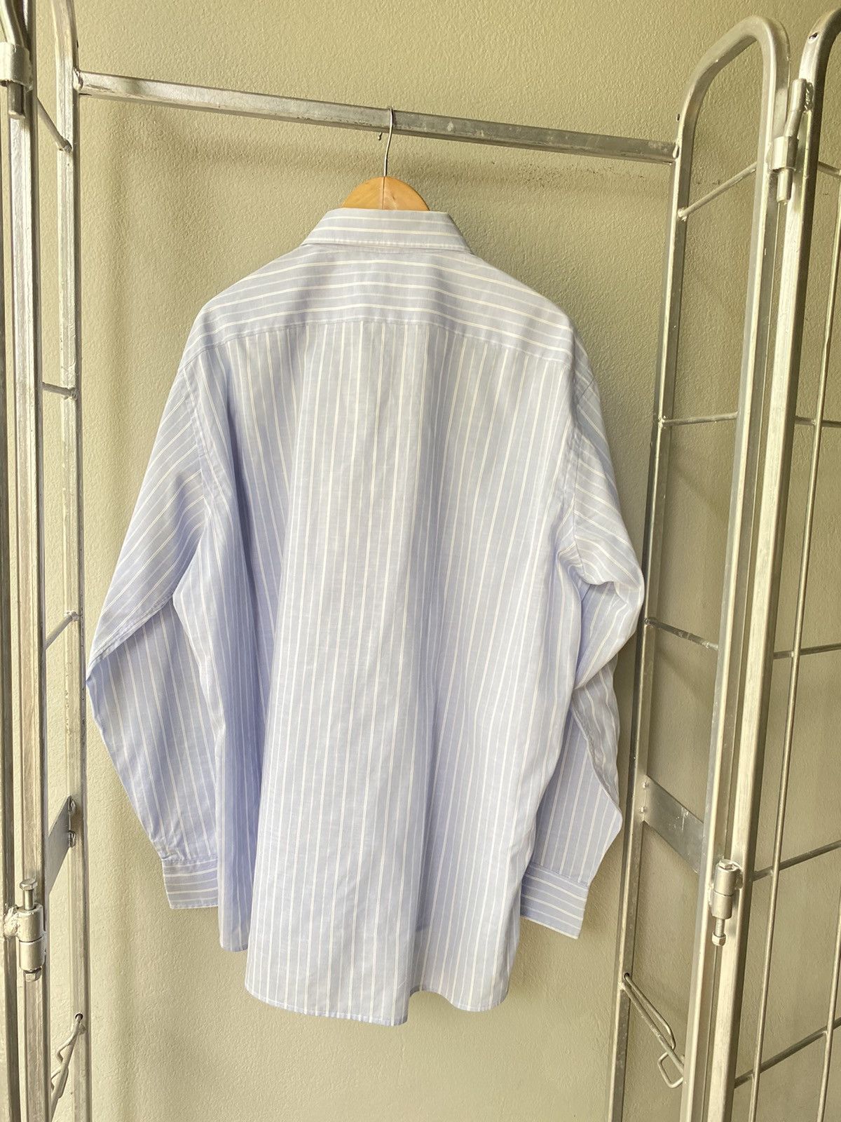 Christian Dior Monsieur Christian Dior vintage strip shirt Size US XL / EU 56 / 4 - 10 Thumbnail