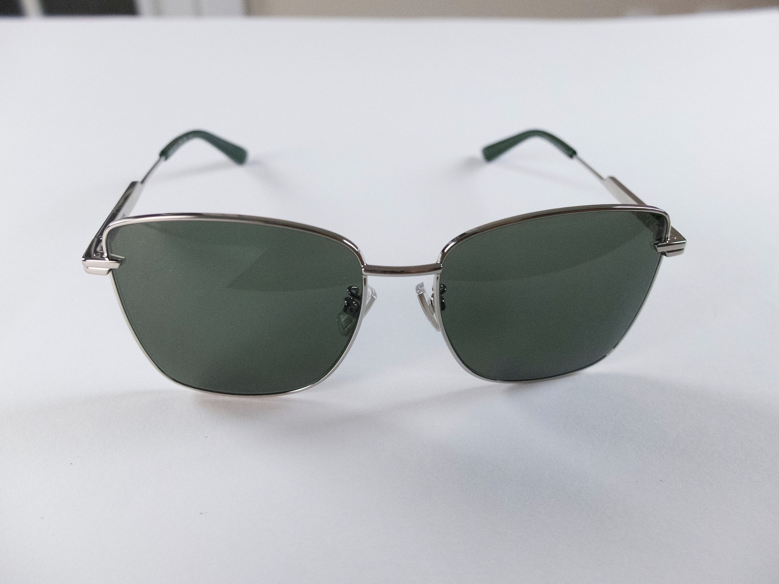 Bottega Veneta BOTTEGA VENETA silver tone metal square sunglasses BV1237S q Size ONE SIZE - 4 Thumbnail