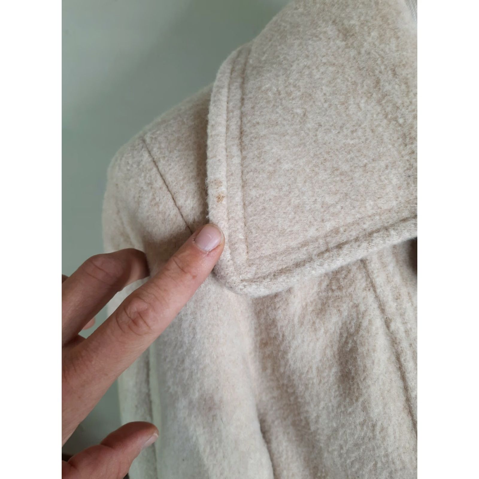 Vintage VINTAGE Herman Kay Coat Wool Blend Beige Tan Womens Petite Sz 10 Made in USA Size L / US 10 / IT 46 - 5 Thumbnail