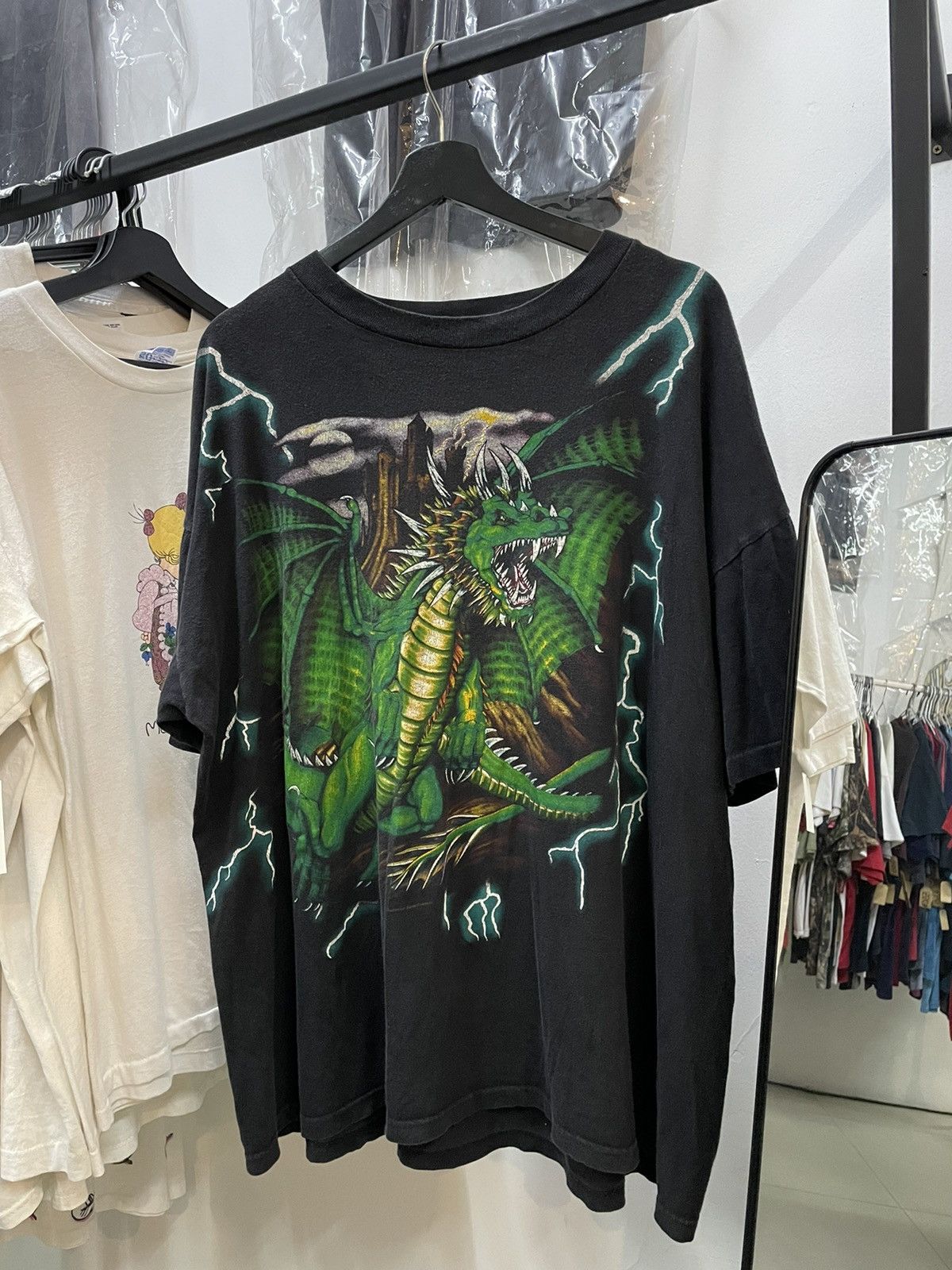 Band Tees American Thunder Dragon 90's Size US XXL / EU 58 / 5 - 1 Thumbnail
