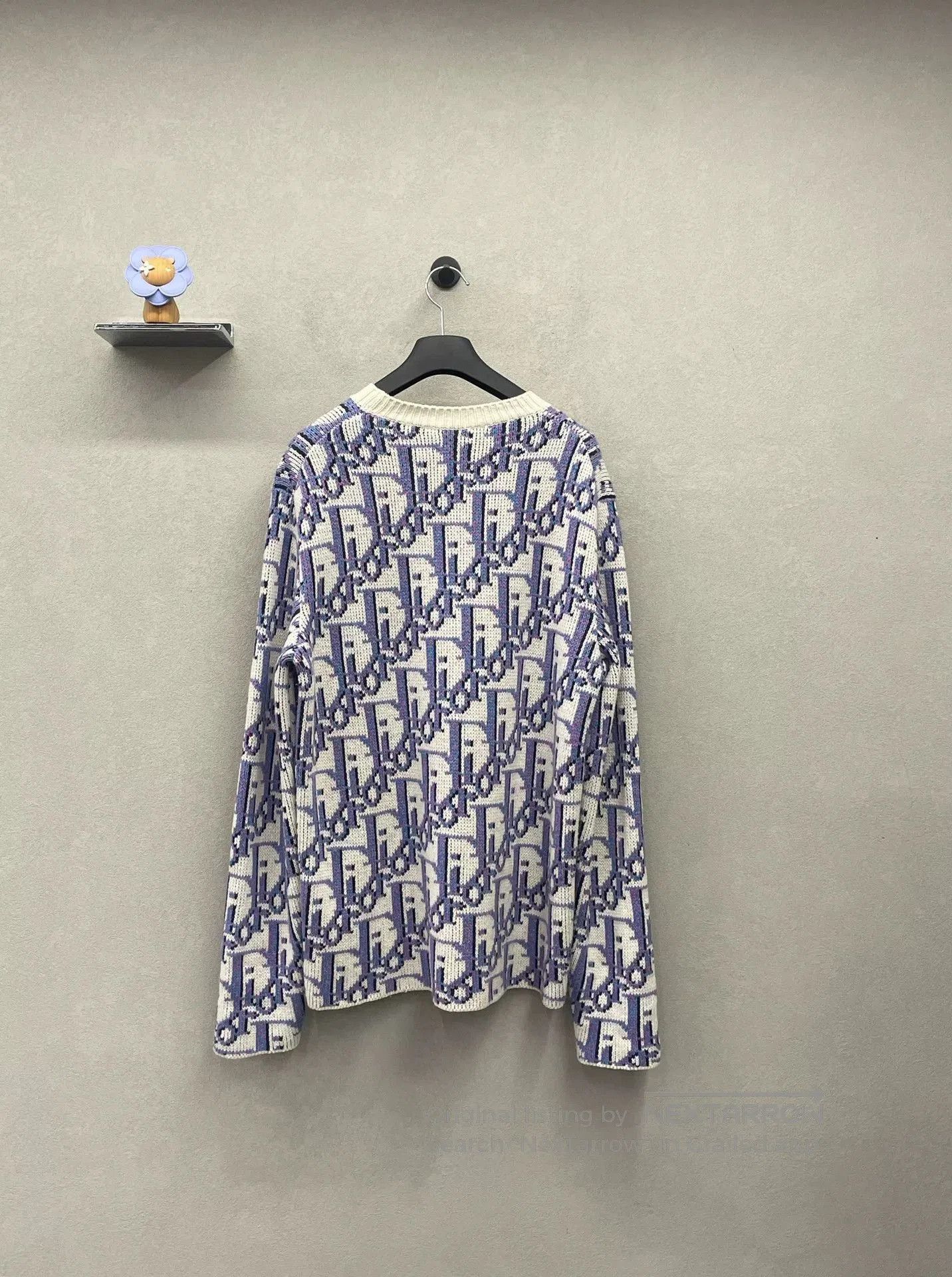 Dior Dior Blue Purple Logo Sweater. Size XS / US 0-2 / IT 36-38 - 2 Thumbnail