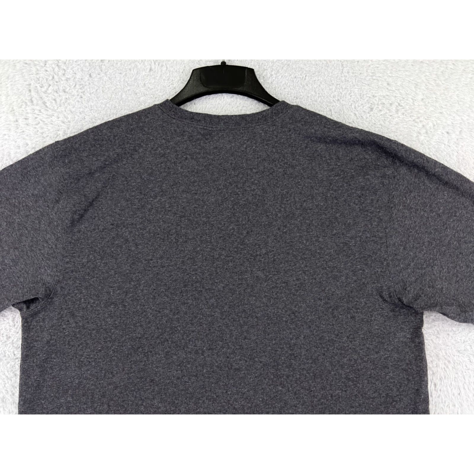 Carhartt Carhartt Shirt Mens Large Gray Dark Heather Pocket Crew Neck Cotton Blend Jersey Short Sleeve Work Logo Embroidered Size US L / EU 52-54 / 3 - 5 Thumbnail