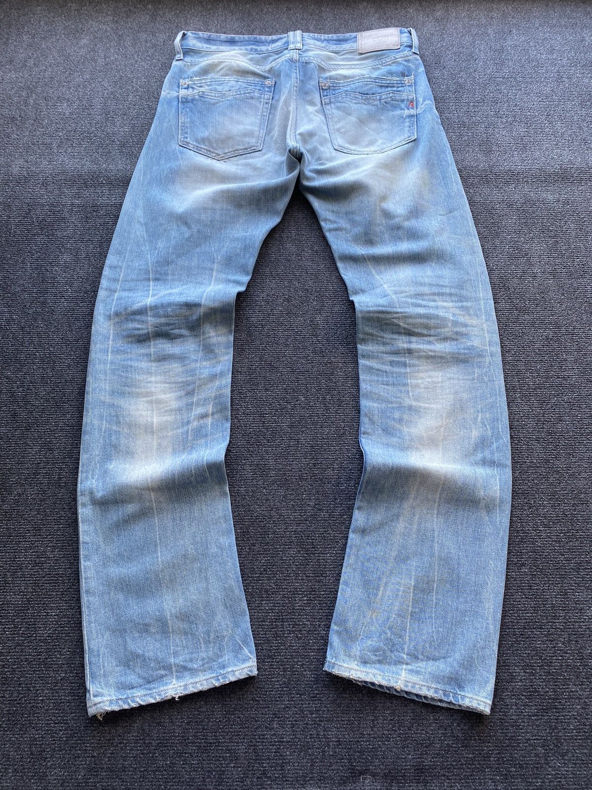 Replay 🔥Opium Punk Replay blue jeans 30 newbill washed faded Size US 30 / EU 46 - 2 Thumbnail
