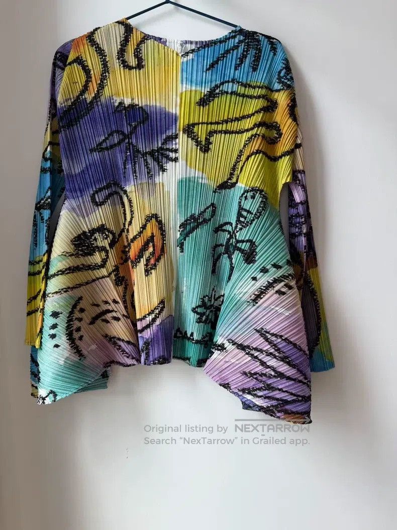 Issey Miyake Issey Miyake Graffiti Top Size L / US 10 / IT 46 - 2 Thumbnail
