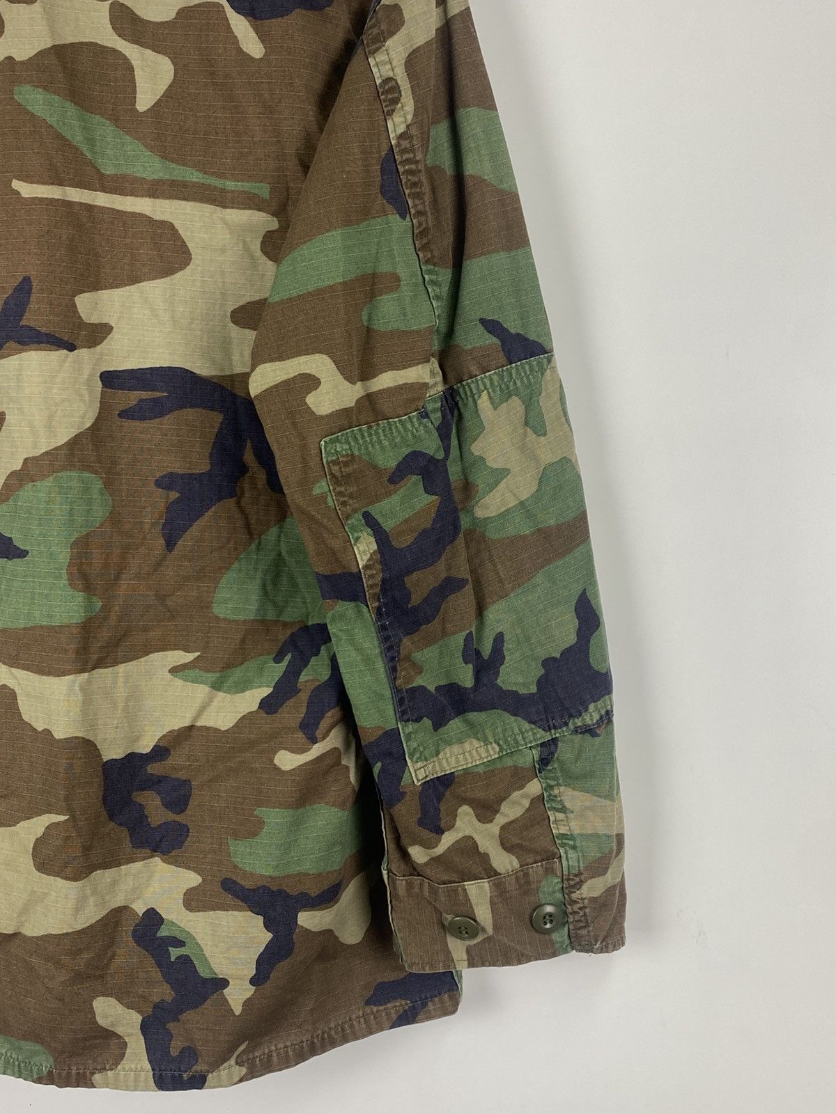 Vintage US Army M81 Woodland Camouflage BDU Jacket - Small Regular Size US M / EU 48-50 / 2 - 8 Thumbnail