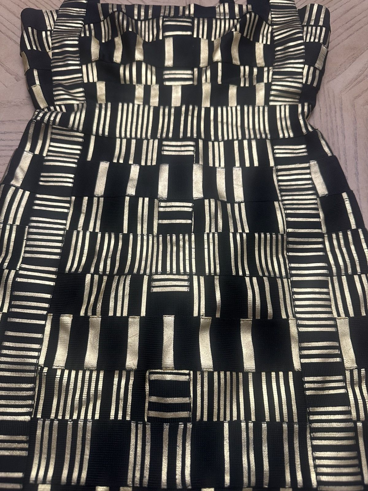 Herve Leger Herve Leger Teresa foiled dress Size XS / US 0-2 / IT 36-38 - 5 Thumbnail