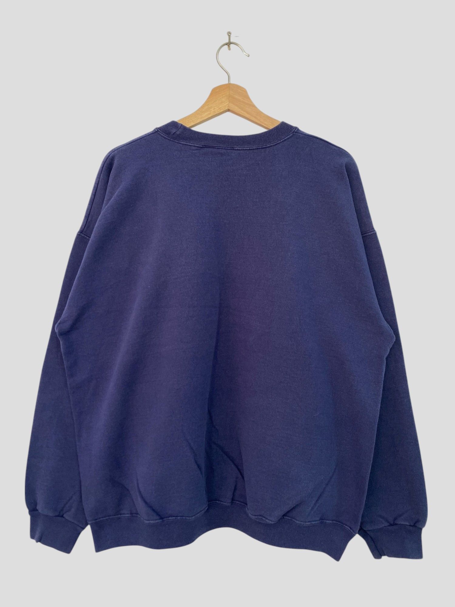Hanes × Vintage Vintage Keep Calm & Follow Sweatshirt Large Size Navy Blue Size US L / EU 52-54 / 3 - 2 Thumbnail