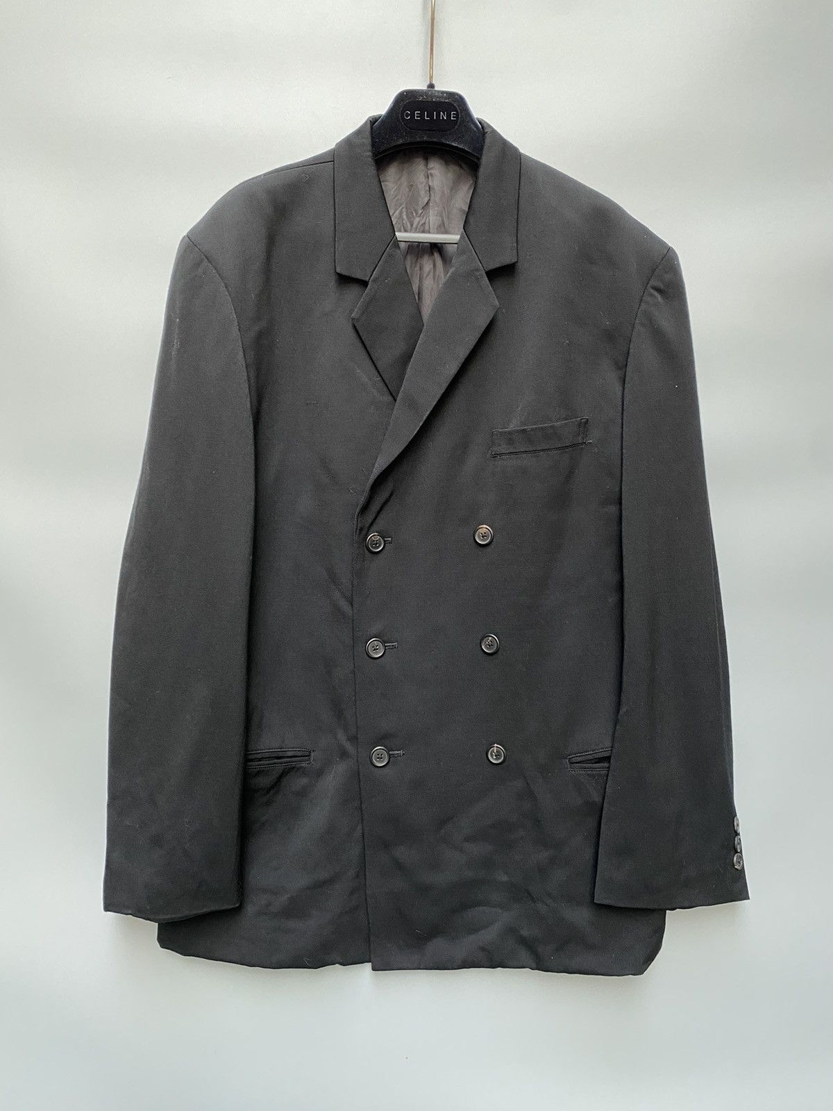 Yohji Yamamoto A/W 2002- Y’s For Men- Double Breasted Blazer Size US L / EU 52-54 / 3 - 1 Thumbnail