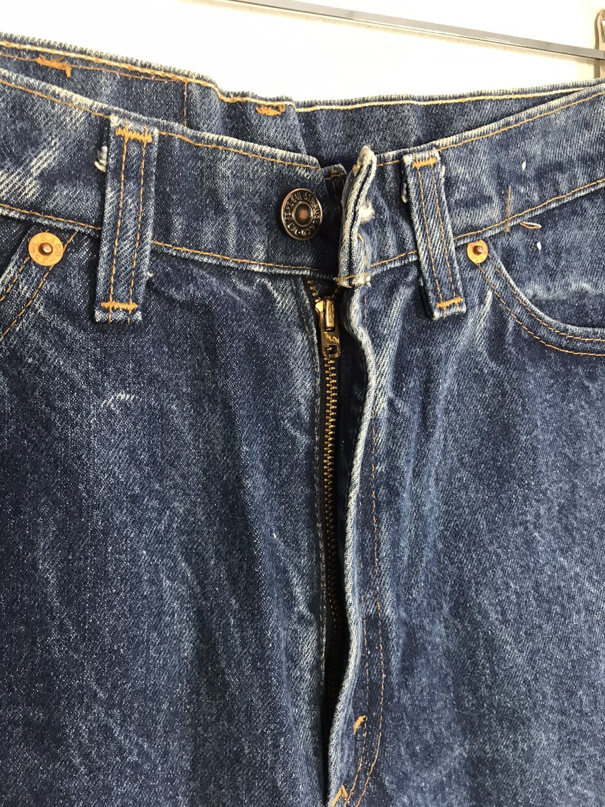 Levi's Vintage Clothing Levi's Strauss 80s 505 26505-0217 Talon Zip Denim Jeans Size 27" / US 4 / IT 40 - 6 Thumbnail