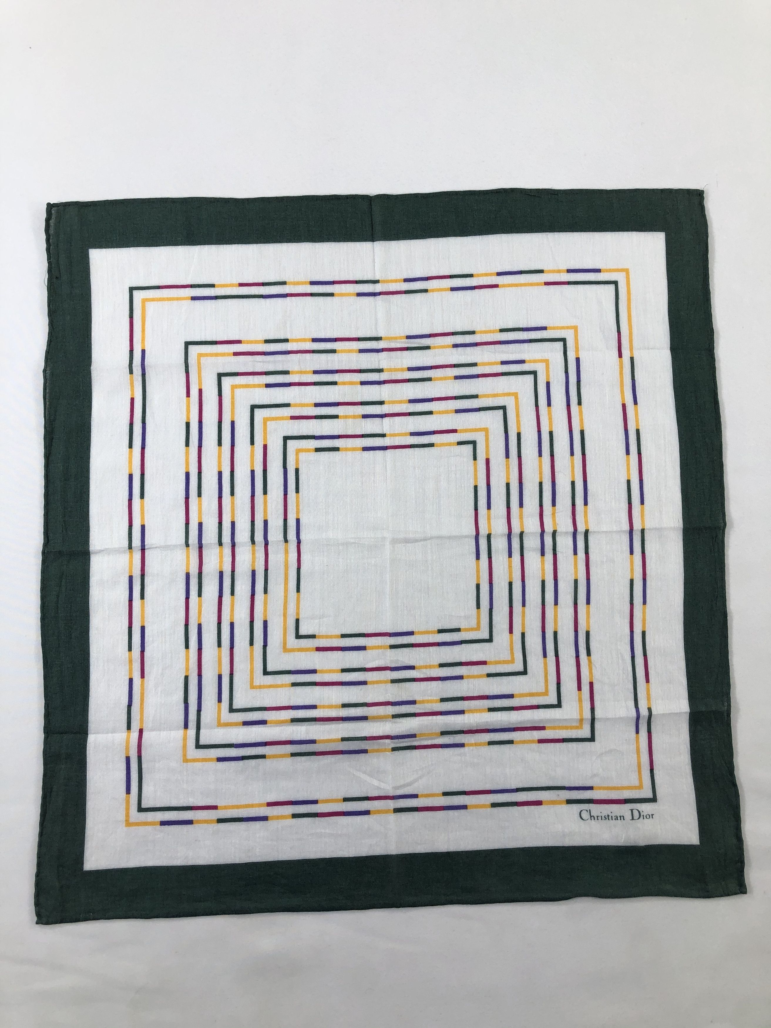 Vintage Christian Dior Handkerchief / Bandana / Neckerchief Size ONE SIZE - 2 Thumbnail