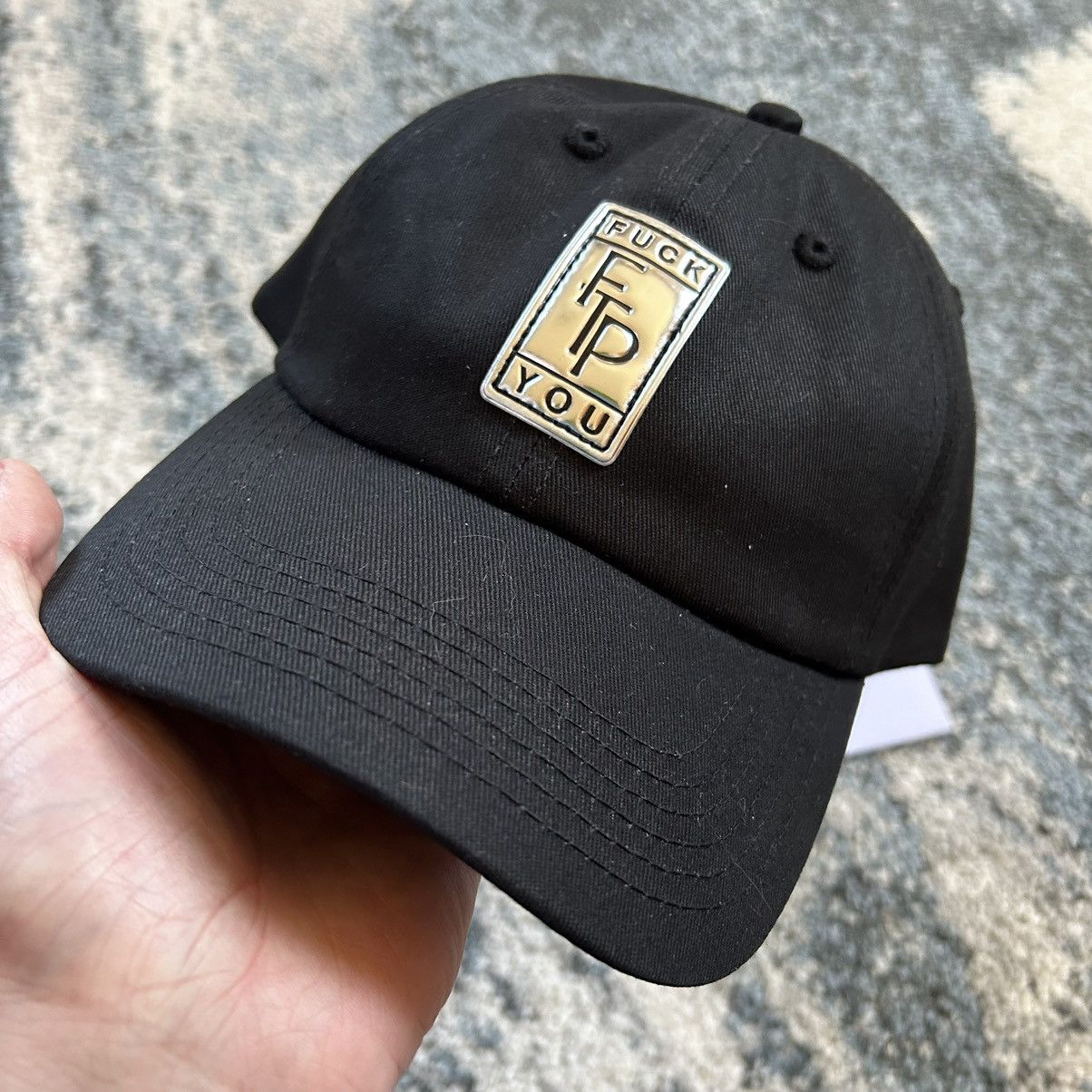 Fuck The Population FTP ROLLS ROYCE LOGO DAD CAP BiG BODY 6 PANEL HAT BLACK Size ONE SIZE - 2 Thumbnail