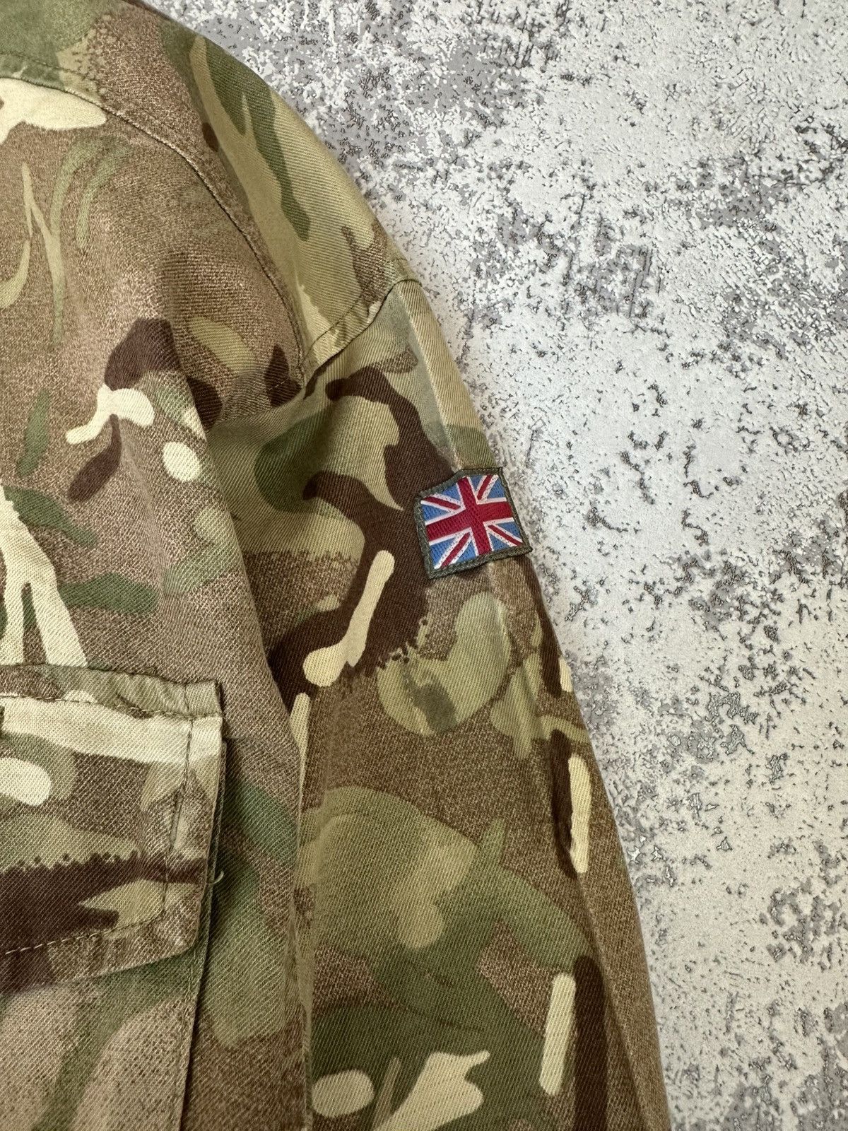 Vintage British Army MTP Camo Combat Shirt Vintage Military Size US M / EU 48-50 / 2 - 2 Thumbnail