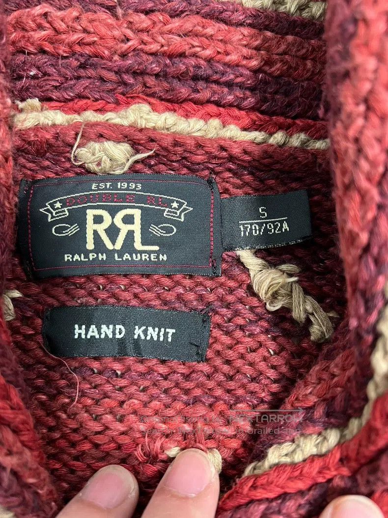 RRL Ralph Lauren RRL Ralph Lauren Ethnic hand-woven sweater cardigan Size US S / EU 44-46 / 1 - 2 Thumbnail