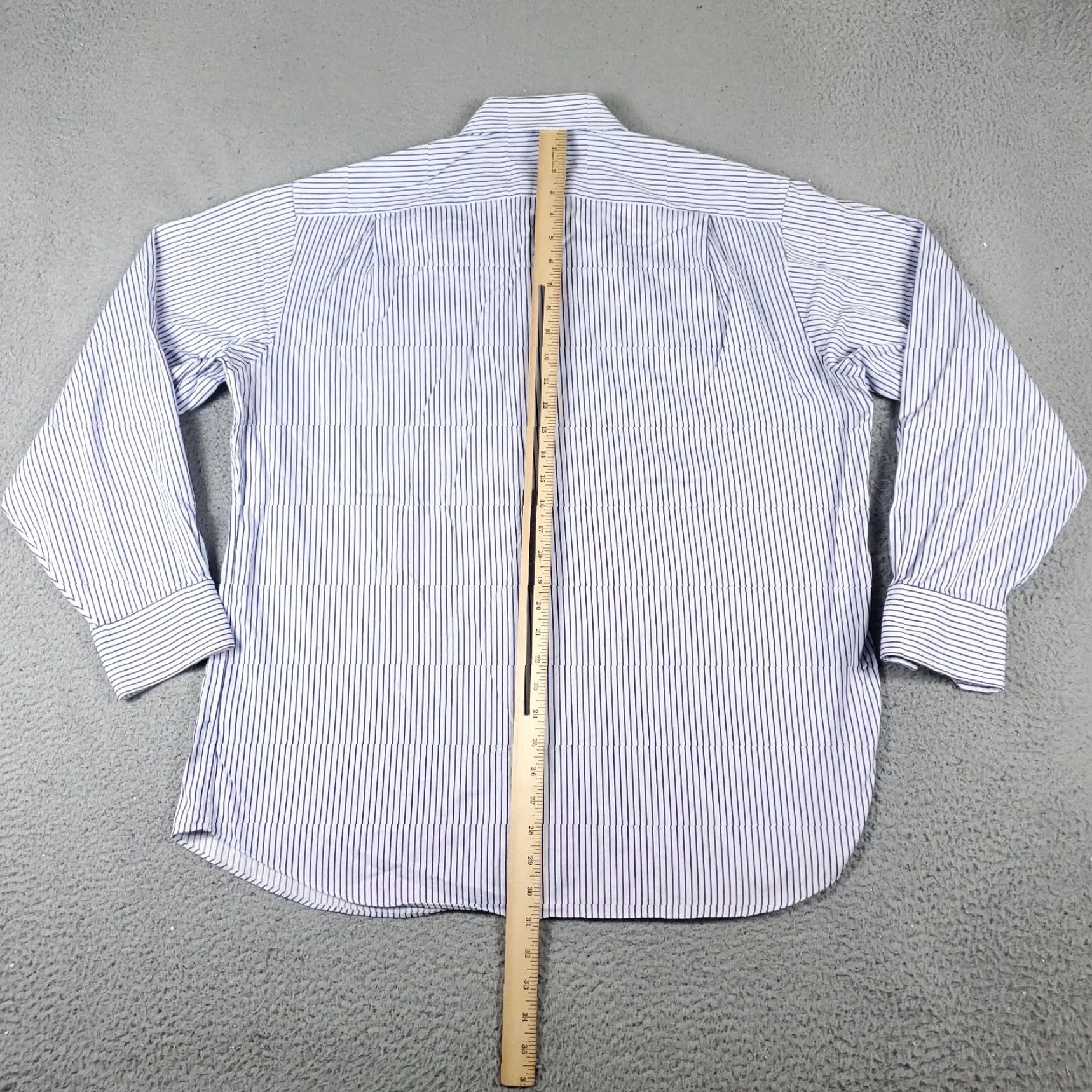 Tommy Bahama Tommy Bahama Shirt Mens 16.5 Purple Striped Dress Button Up Long Sleeve Size 42R - 3 Thumbnail