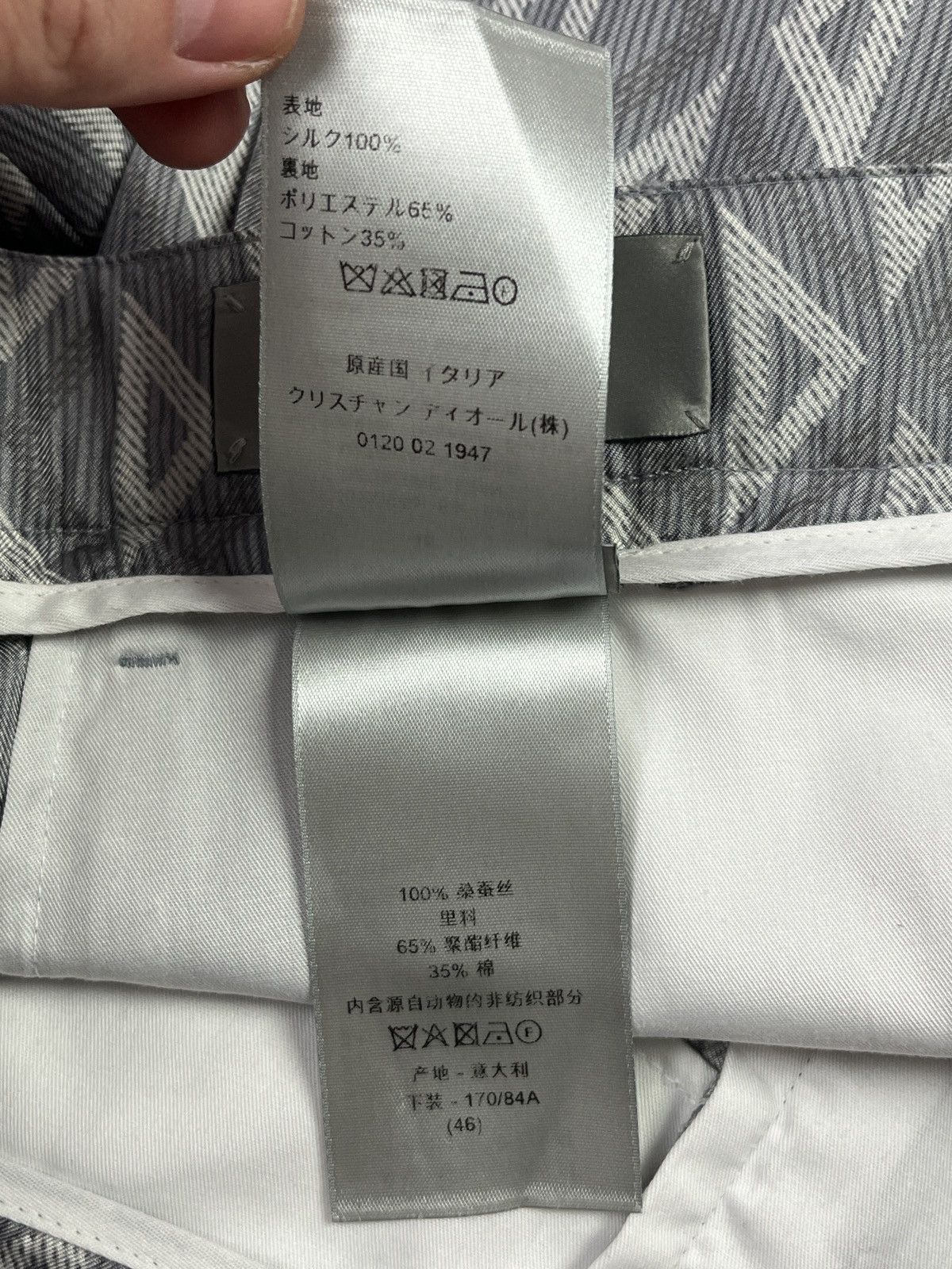 Dior Dior Silk Monogram Shorts Size 46 Grey Patterned Luxury 🇮🇹 Size US 30 / EU 46 - 12 Thumbnail