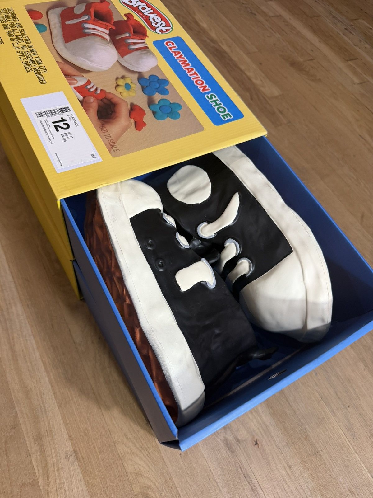 Bravest Studios Bravest Studios Claymation shoes (BLACK) Size US 12 / EU 45 - 4 Thumbnail