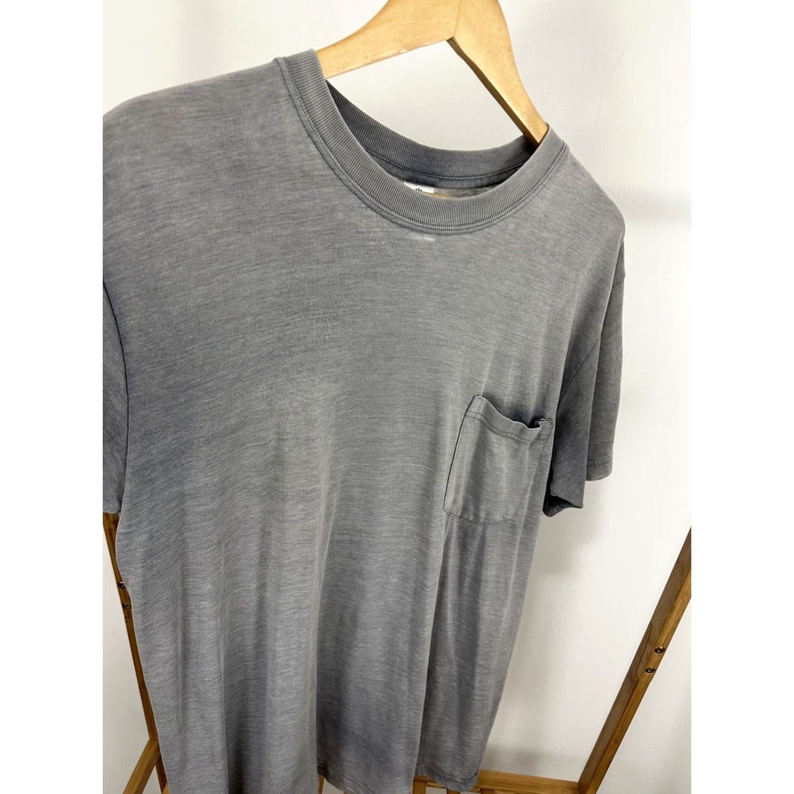 Stafford VTG Stafford WIP Workwear Pocket T-Shirt M Navy Ashe Gray Grunge 90s Mens Size US M / EU 48-50 / 2 - 6 Thumbnail