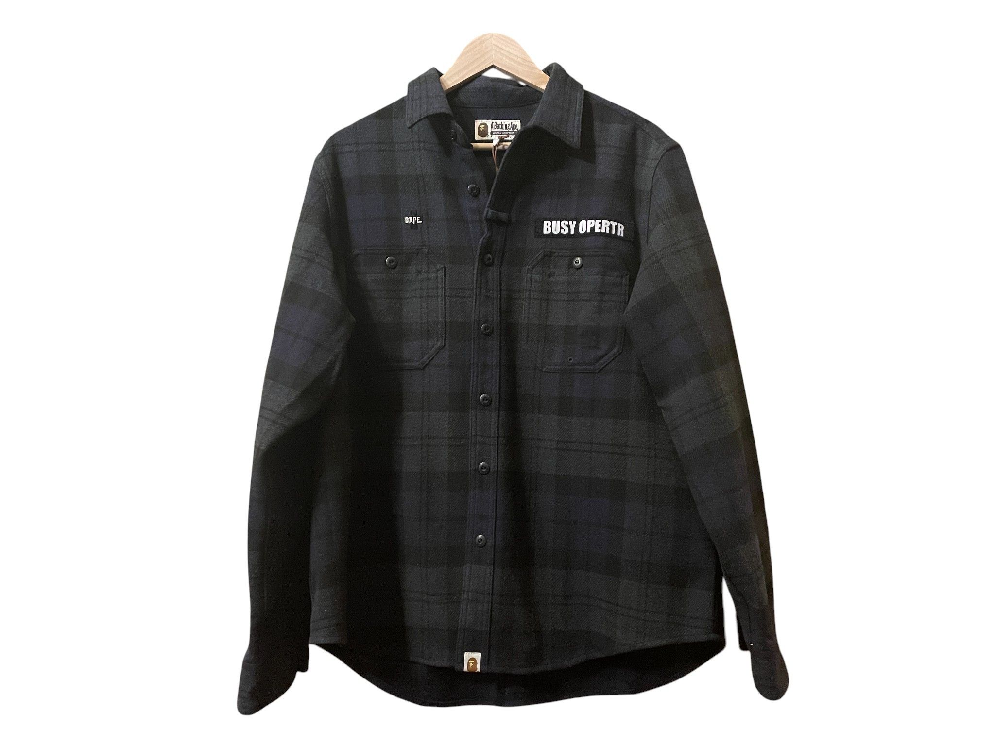 Bape A Bathing Ape (BAPE) Plaid Shirt Jacket Size US M / EU 48-50 / 2 - 1 Thumbnail