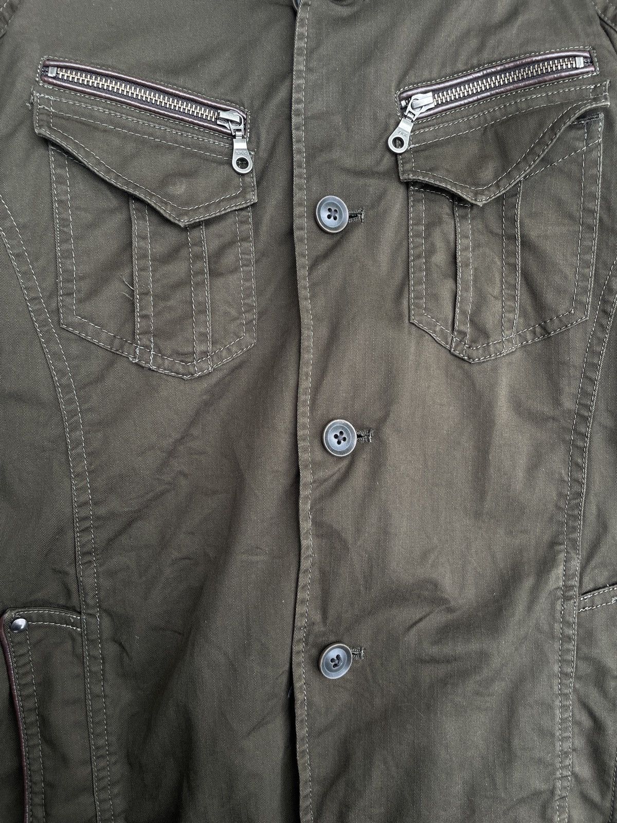 If Six Was Nine 2000s Rattle Trap Vkei Gimmic Military Jacket Japanese Size US S / EU 44-46 / 1 - 7 Thumbnail