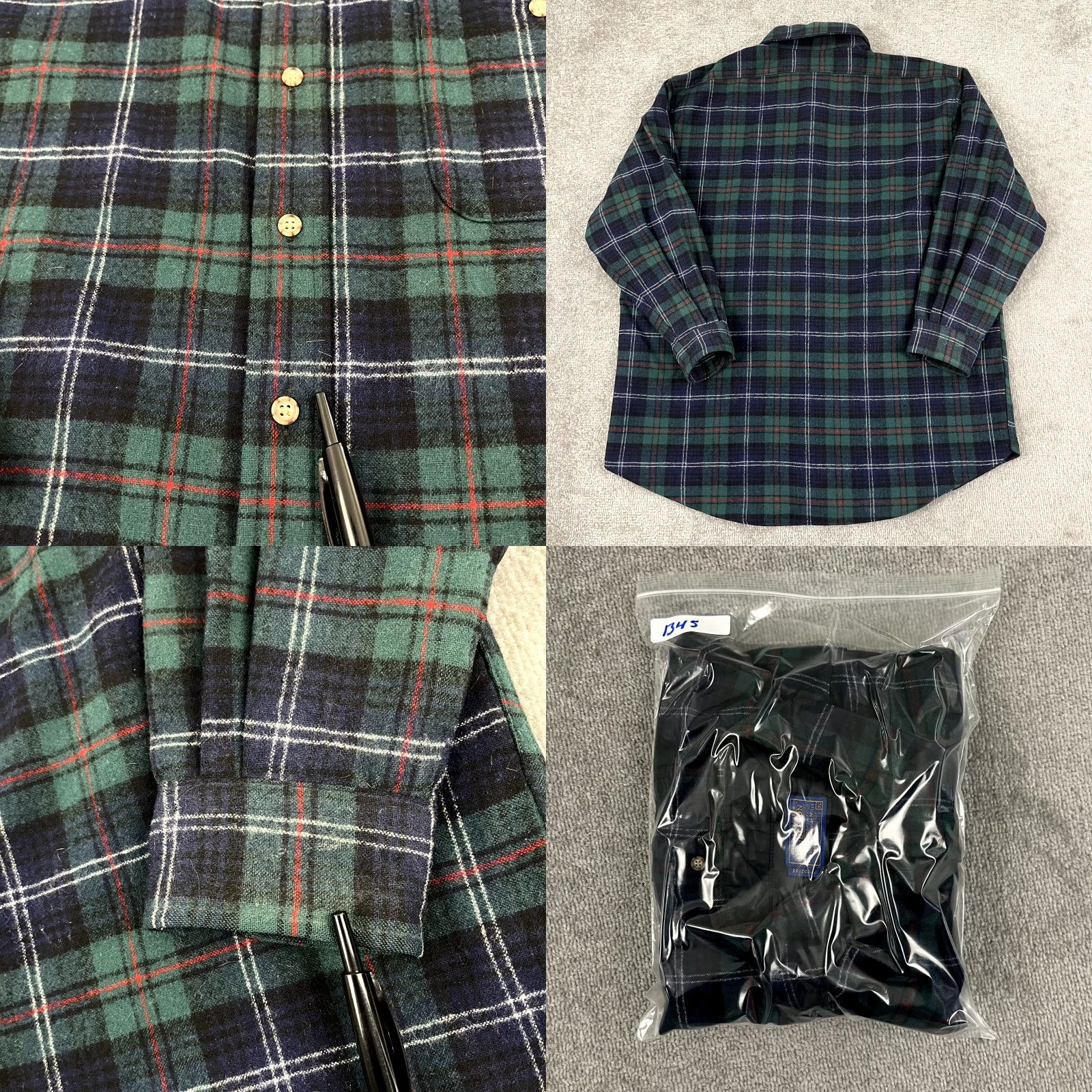 Pendleton VINTAGE Pendleton Shirt Mens XL Tartan Wool Button-Up Long Sleeve Hiking USA Size US XL / EU 56 / 4 - 8 Thumbnail