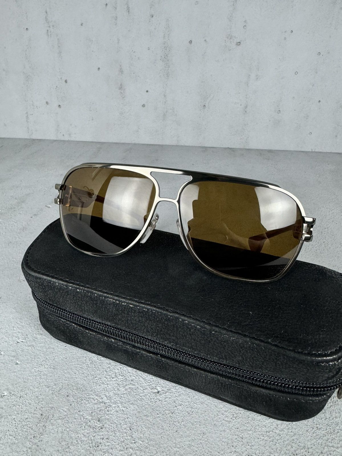 Chrome Hearts Chrome Hearts Diamond 18k Gold “THE BROWN” Sunglasses Size ONE SIZE - 9 Thumbnail