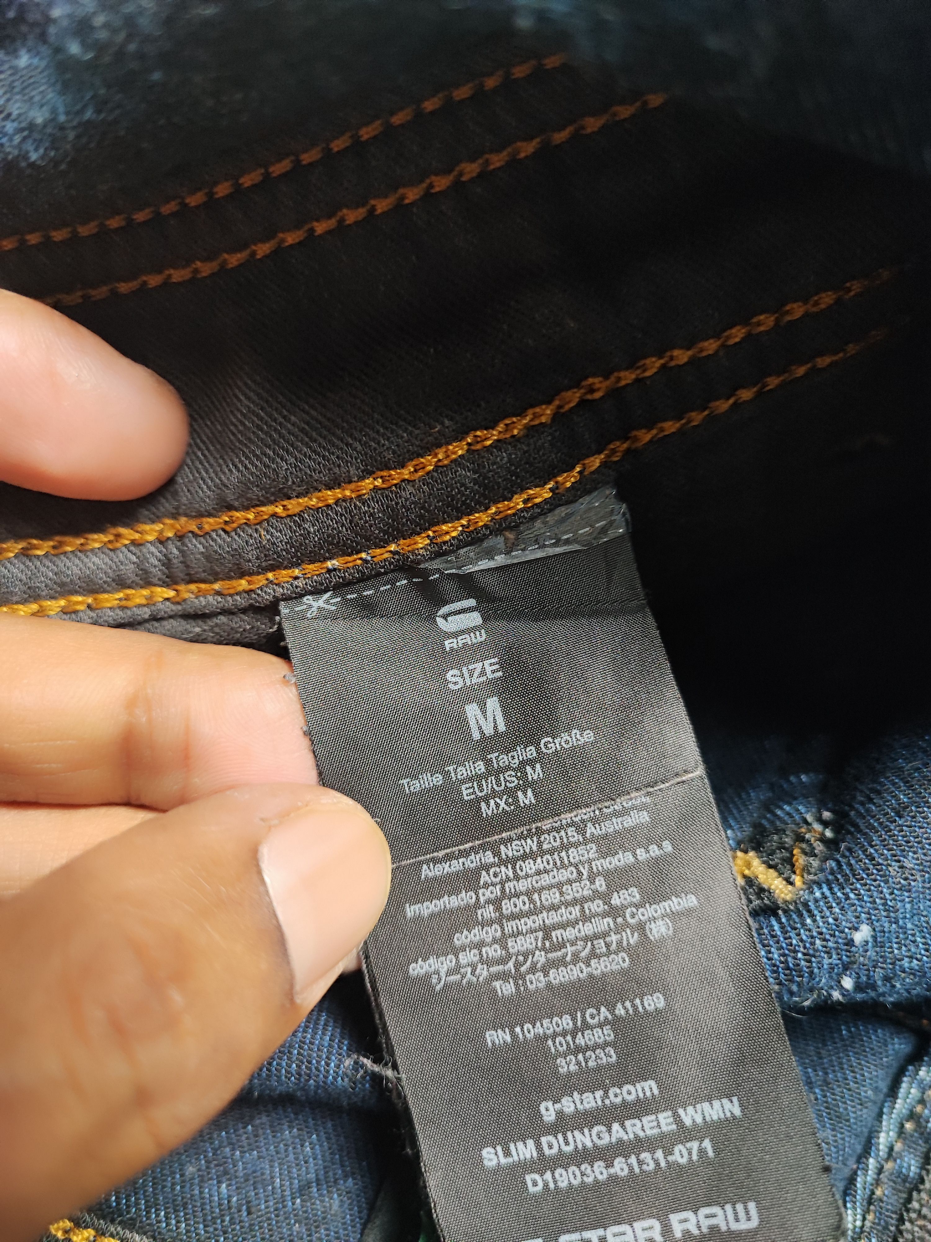 G-Star × Japanese Brand Jumpsuit Gstar Raw Denim Size US 31 - 20 Thumbnail