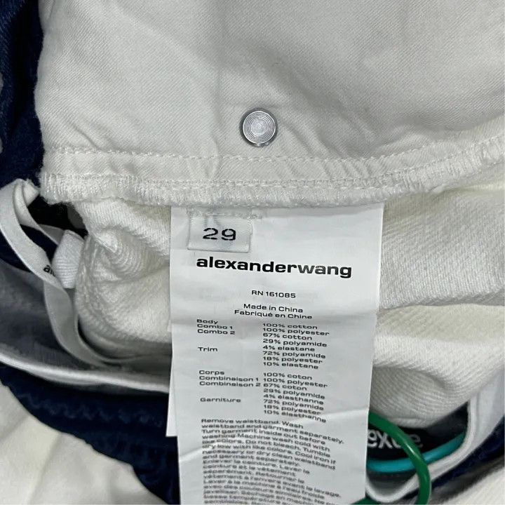 Alexander Wang Alexander Wang Pre-Styled Straight Leg Jeans - Size 29" - 4 Thumbnail