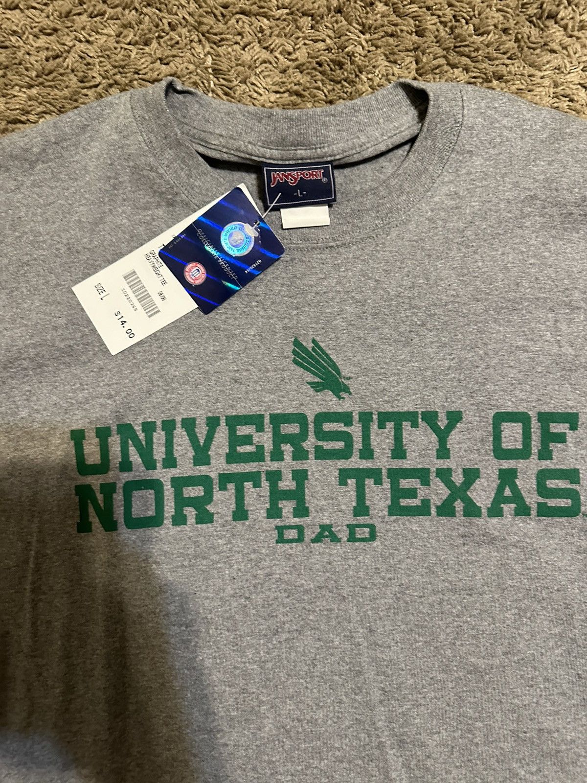 Jansport × Vintage Vintage NCAA North Texas University shirt 00s size large Size US L / EU 52-54 / 3 - 2 Thumbnail