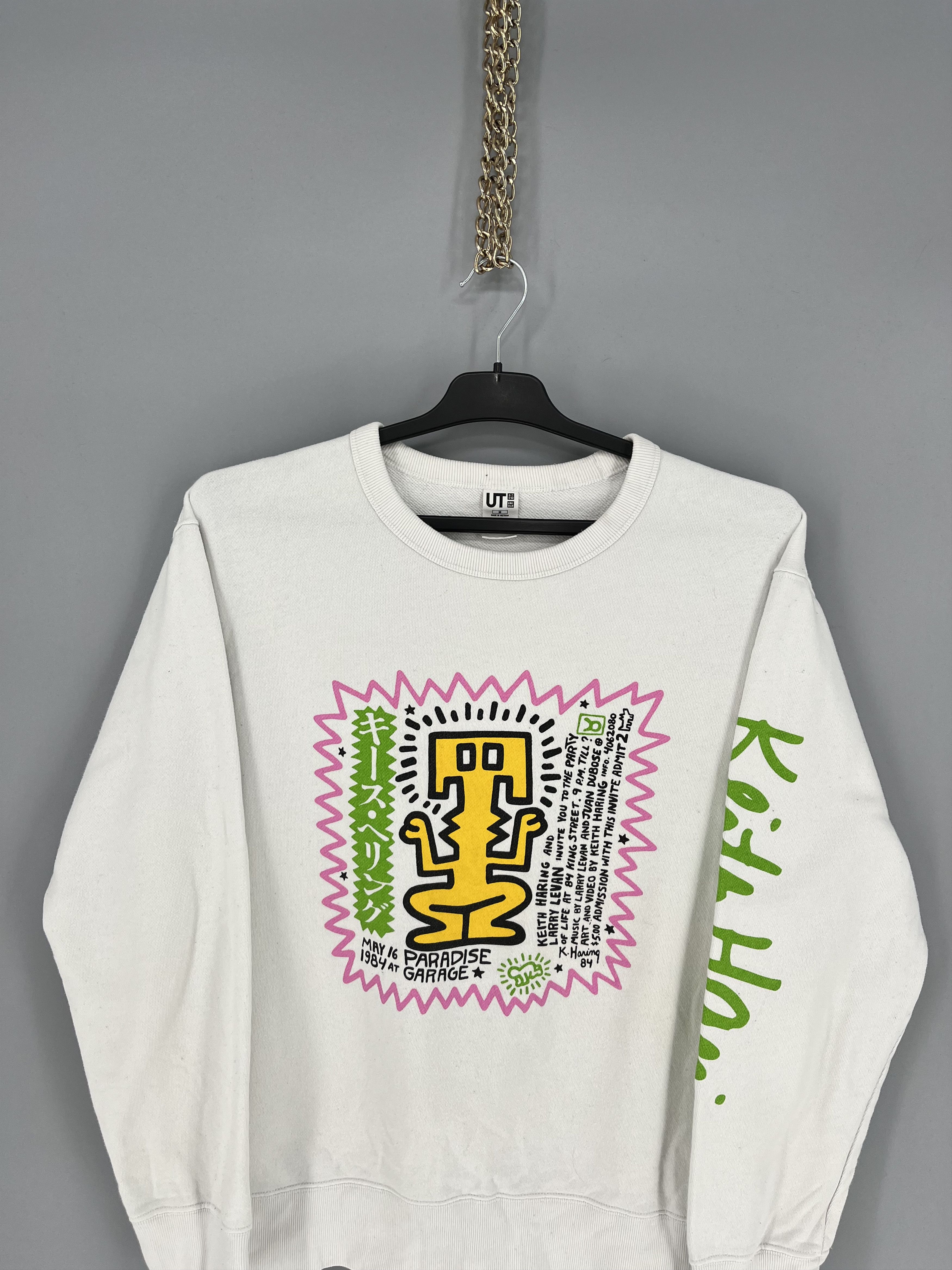 Keith Haring Uniqlo Keith Haring Sweatshirt Crewneck Paradise Garage Size US M / EU 48-50 / 2 - 6 Thumbnail