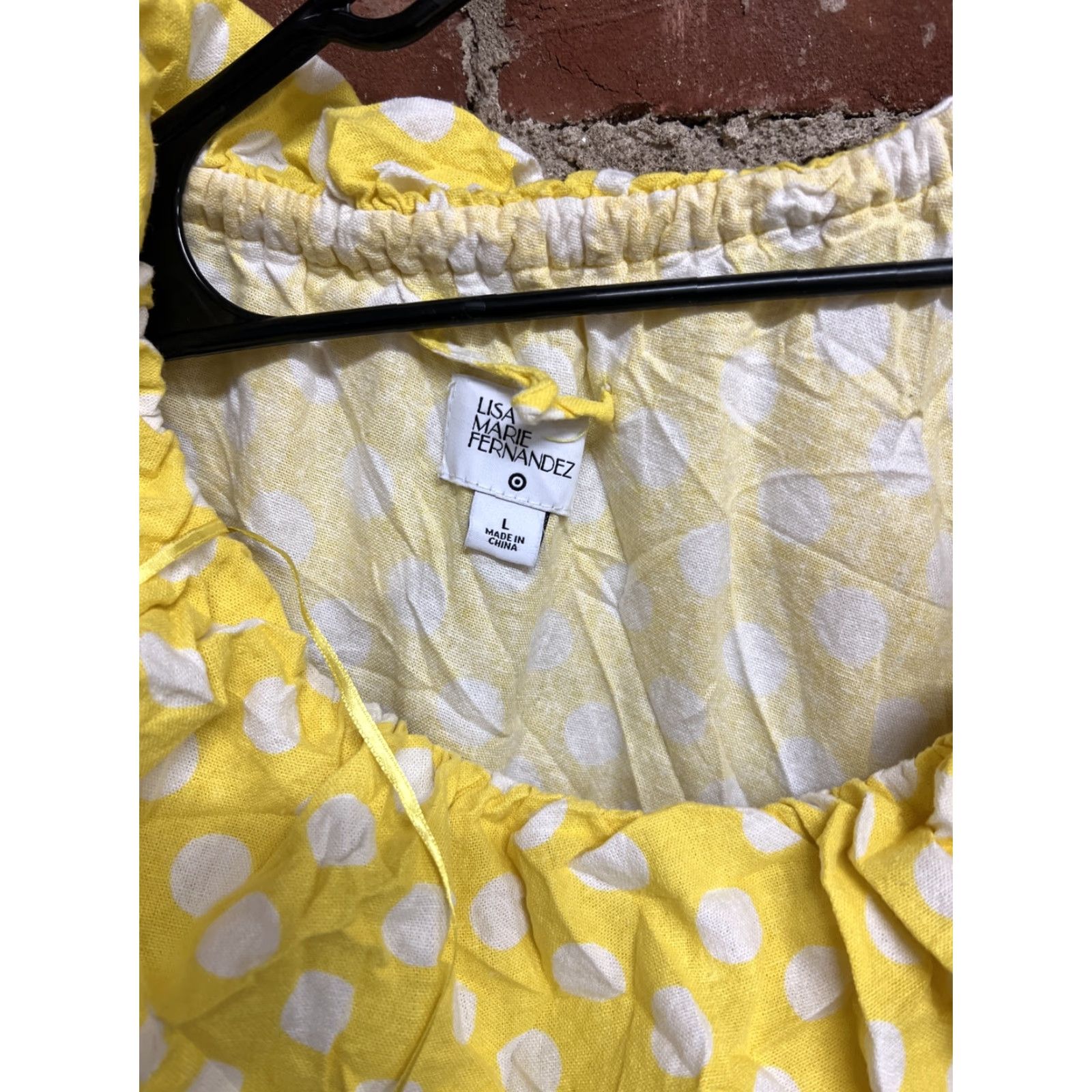 Lisa Marie Fernandez LISA MARIE FERNANDEZ for Target Dress for Women Yellow One Shoulder Sleeveless A-Line St rappy Sleeve Large/XL? Size M / US 6-8 / IT 42-44 - 2 Thumbnail