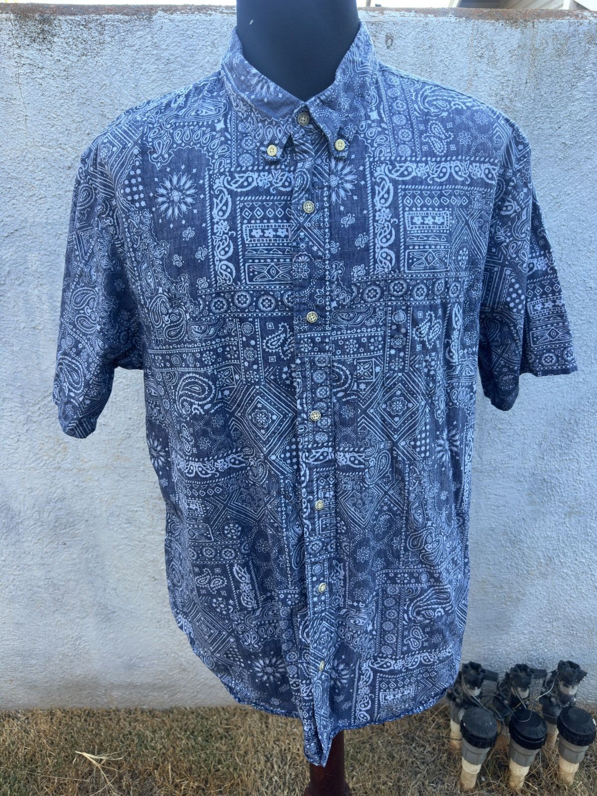 Reyn Spooner PreOwned Reyn Spooner Tailored Fit Blue Hawaiian Men's XXL Size US XXL / EU 58 / 5 - 1 Thumbnail