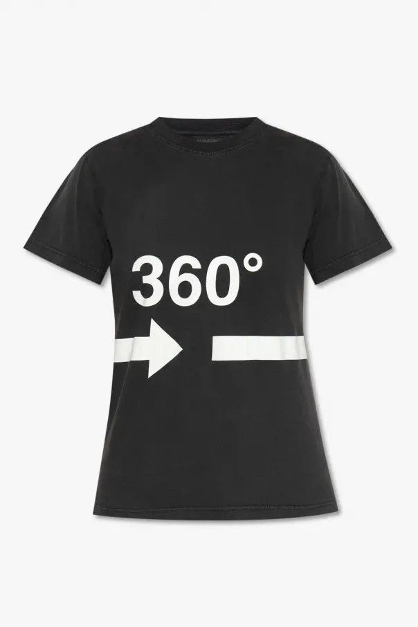 Balenciaga o1w1db11224 Tubular T-Shirt in Black/White Size S / US 4 / IT 40 - 1 Thumbnail