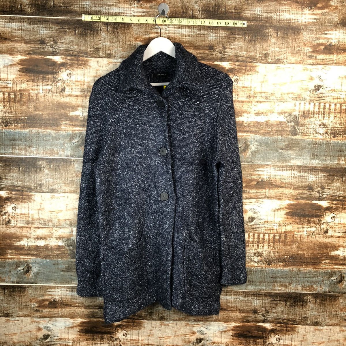 Comme Ca Ism Comme Ca Ism Dark Blue long Cardigan Knitwear #A1468 Size US M / EU 48-50 / 2 - 1 Thumbnail