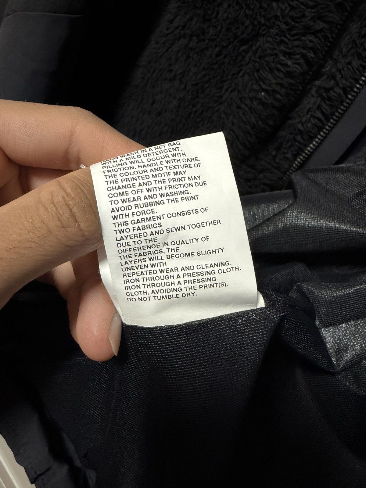 White Mountaineering White Mountaineering BLK Fleece Blouson Size US M / EU 48-50 / 2 - 7 Thumbnail