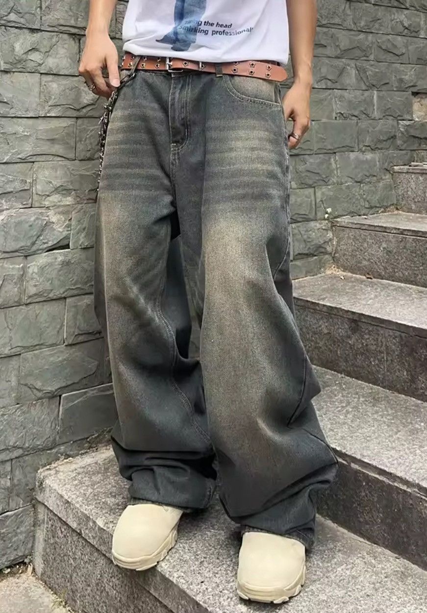 Jean Washed Baggy Denim Jeans Size US 28 / EU 44 - 8 Thumbnail