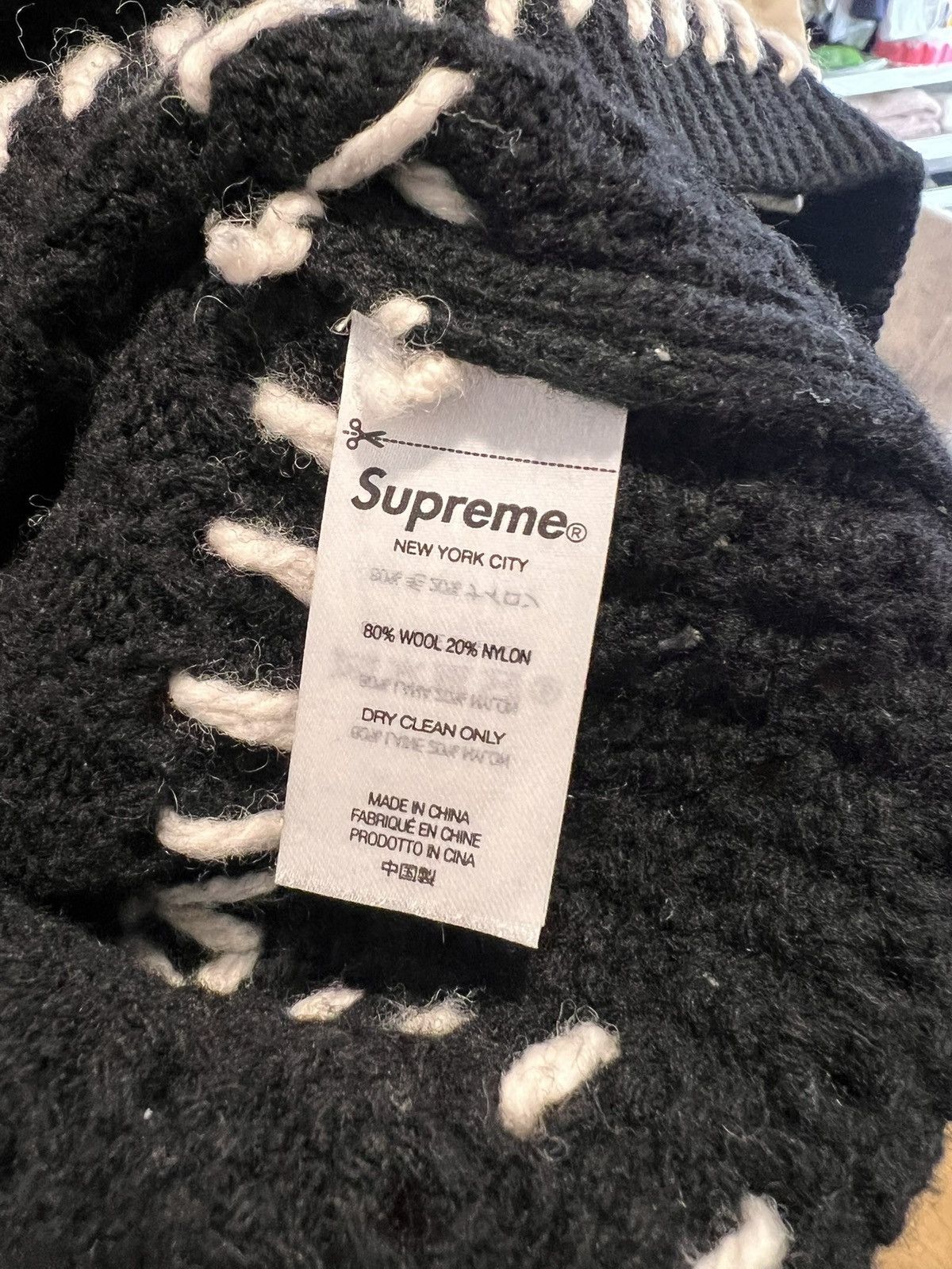 Supreme Supreme quilt stitch sweater SS23 sz L Size US L / EU 52-54 / 3 - 4 Thumbnail