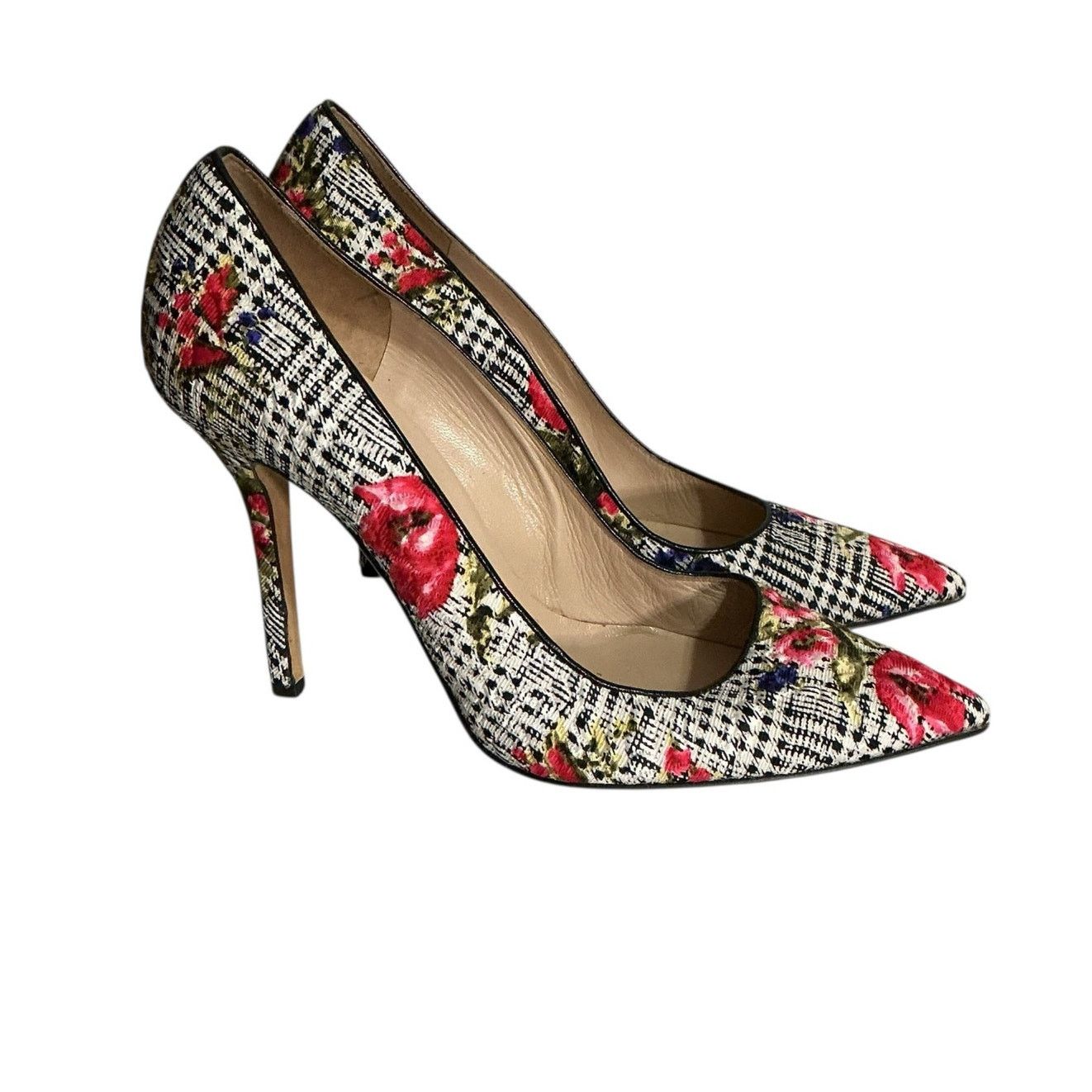 Oscar De La Renta Oscar de la Renta Floral Pointed Toe Pumps IT 40 Size US 10 / IT 40 - 2 Thumbnail