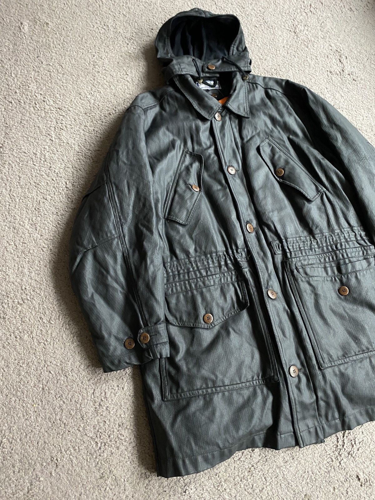 Vintage Vintage Yves Saint Laurent jacket coat parka heavyweight Size US L / EU 52-54 / 3 - 3 Thumbnail
