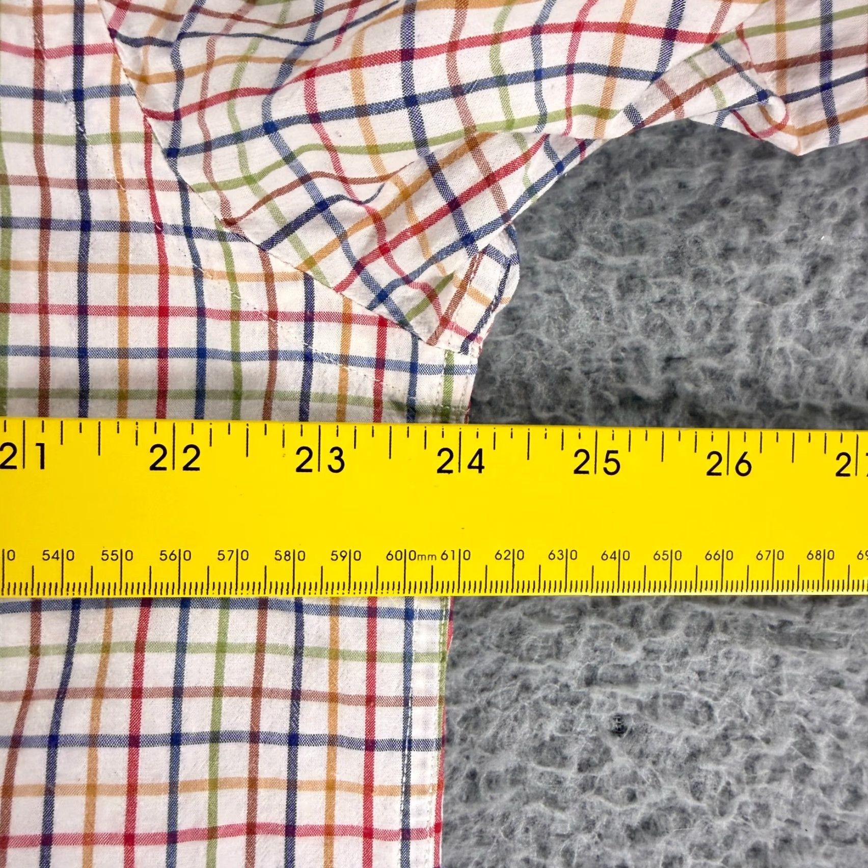 Paul & Shark Paul & Shark Yachting Button-Up Shirt Mens Large Yellow Plaid Long Sleeve Cotton Size US L / EU 52-54 / 3 - 6 Thumbnail